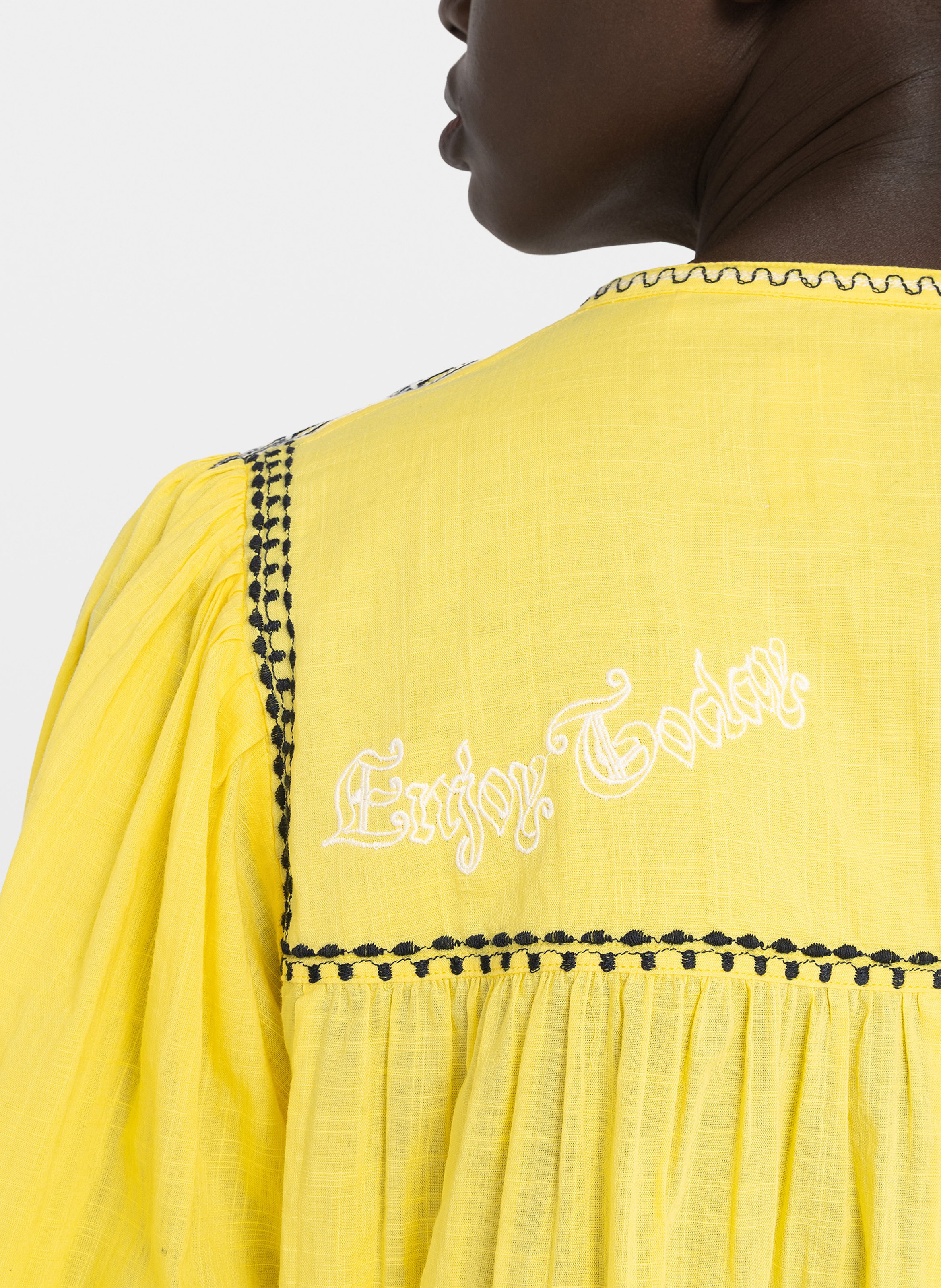 Blouse ample en coton tigy ZADIG&VOLTAIRE Jaune