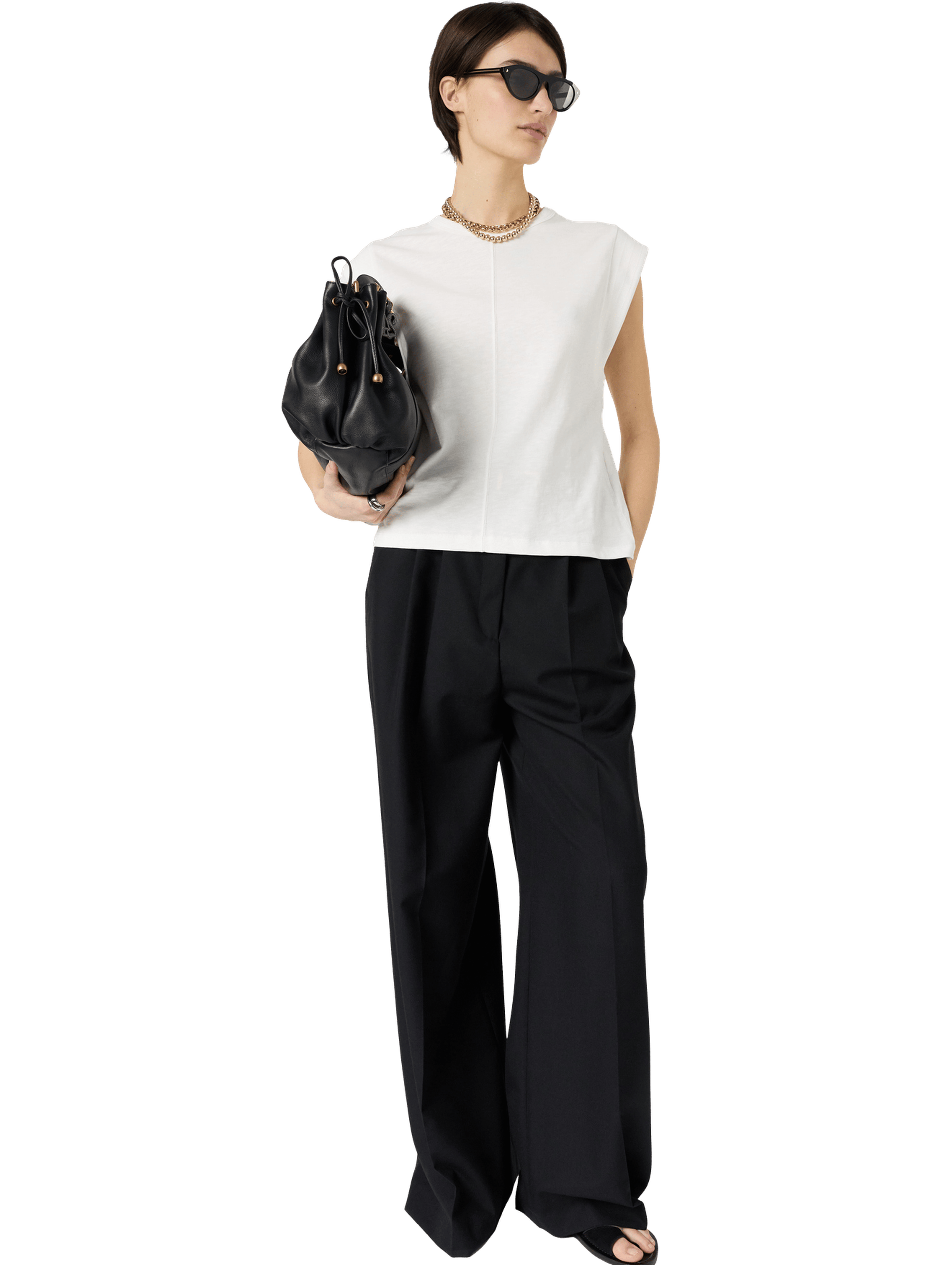 Débardeur en coton - marionne GERARD DAREL Blanc