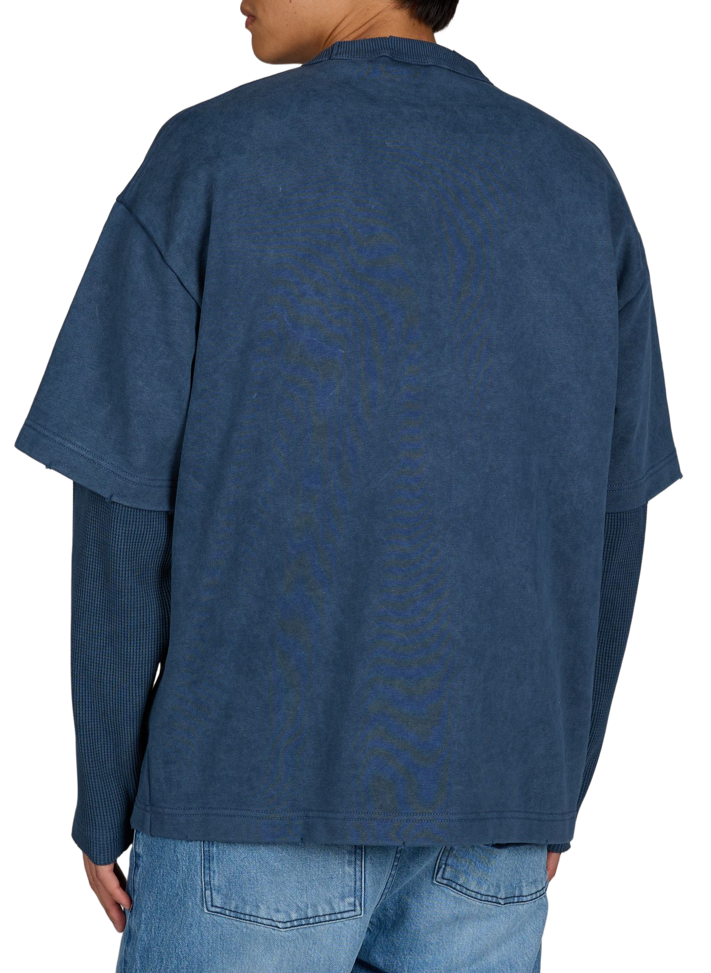 Oversized round neck cotton t-shirt DAILY PAPER Grey