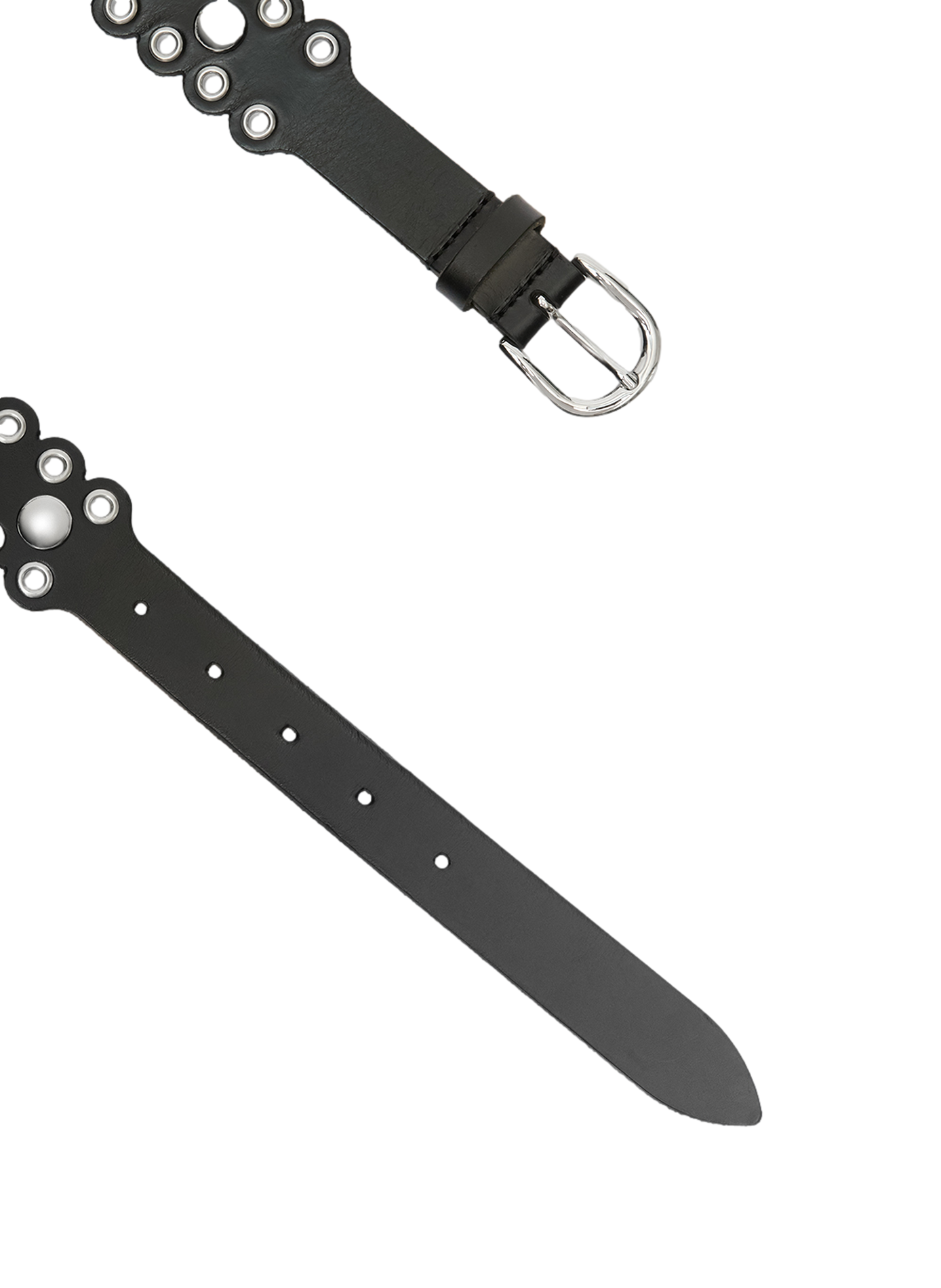 Zalla perforated leather belt ISABEL MARANT Black