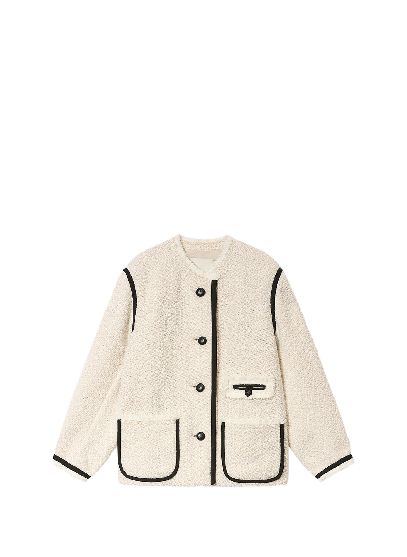 Tweed-Bouclé-Jacke aus Wollmischung von Maylin ISABEL MARANT Weiss