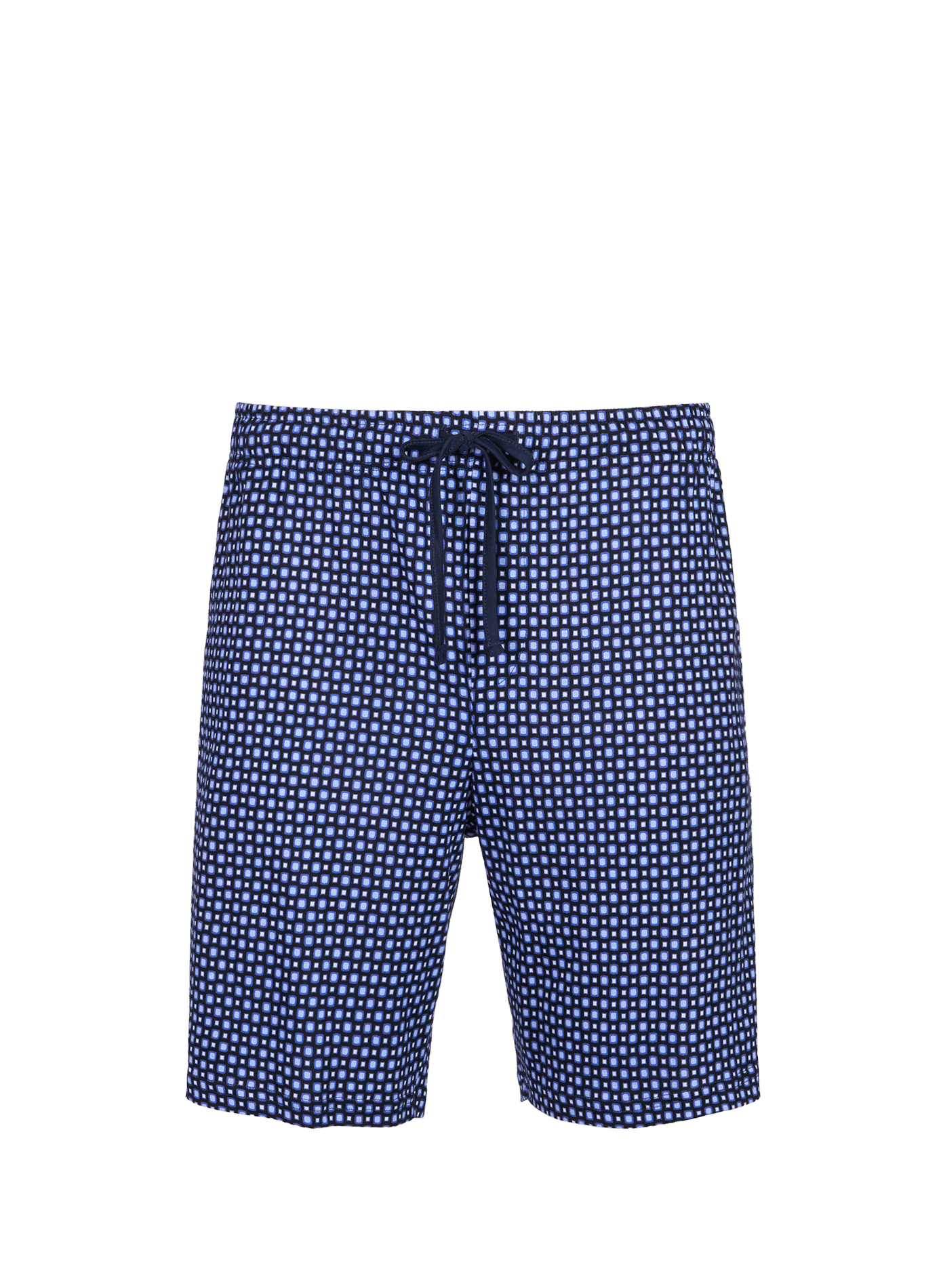 Long cotton blend pajama set HOM Blue