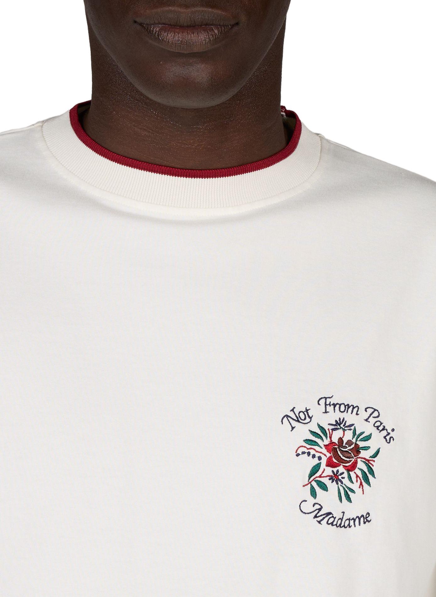 T-shirt manches longues en coton DROLE DE MONSIEUR Blanc