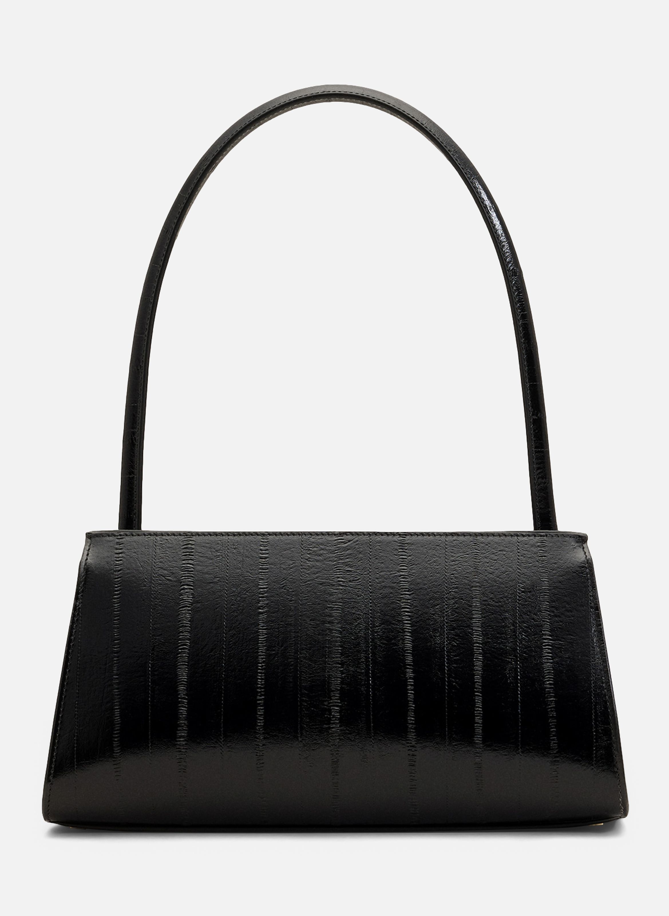 Petit sac mimi unisexe en cuir de veau AMI PARIS Noir