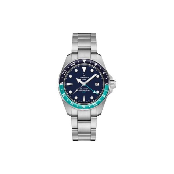 Montre automatique DS ACTION GMT en acier inoxydable Montre automatique DS ACTION GMT en acier inoxydable