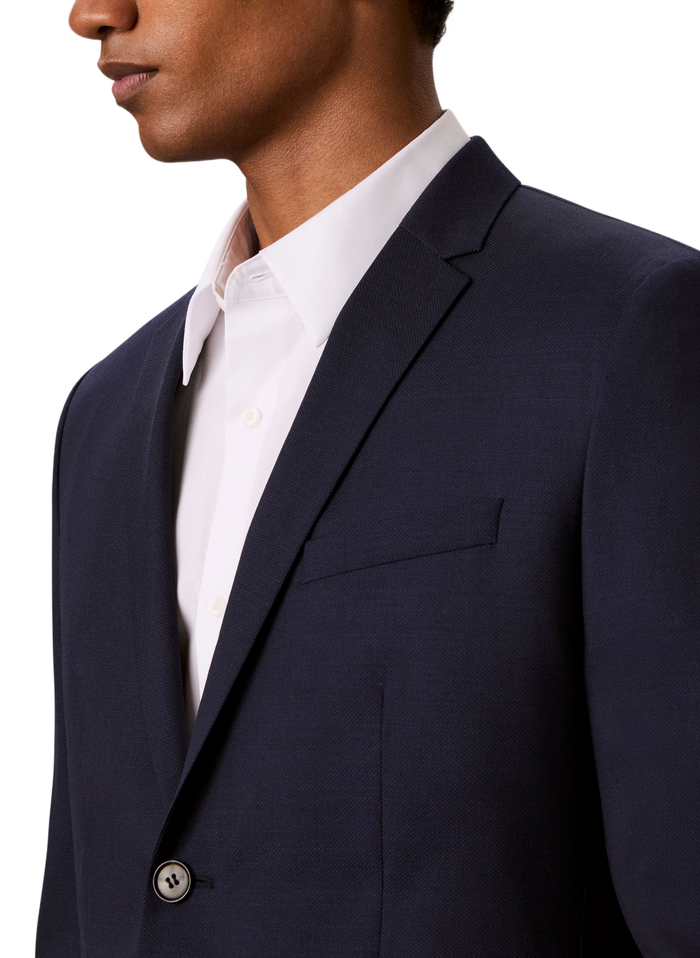 Gerader Wollblazer CALVIN KLEIN Blau