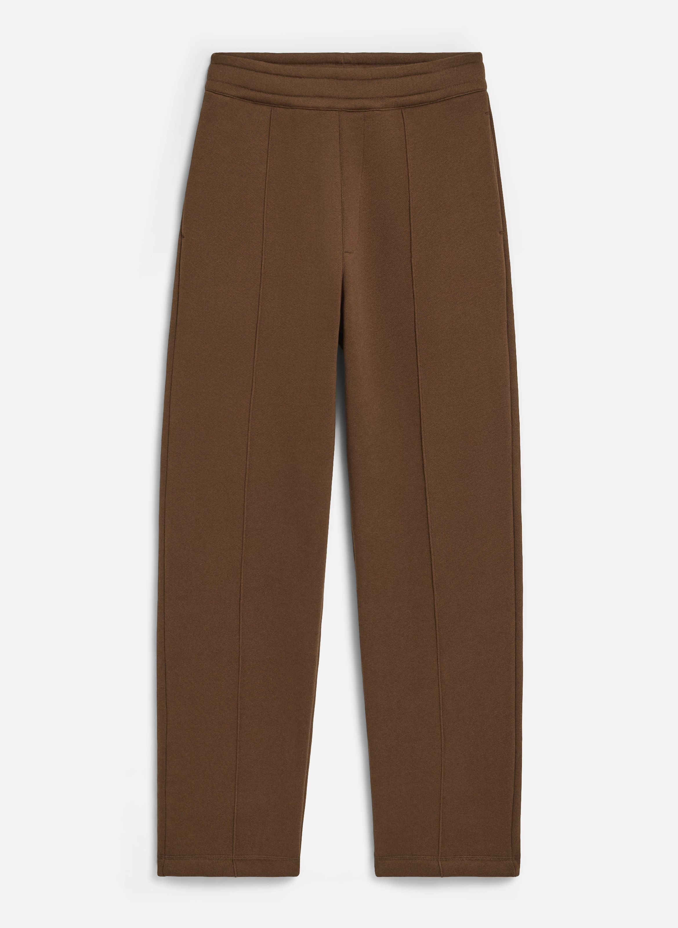 Jogging unisexe en coton ami de coeur embossé AMI PARIS Marron