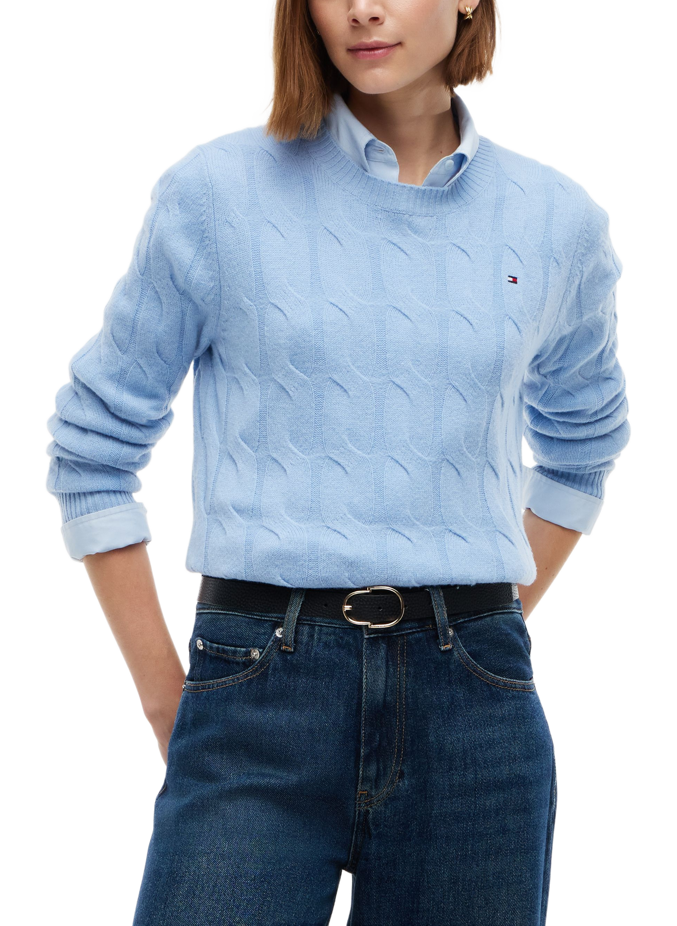 Ceinture en cuir TOMMY HILFIGER Noir