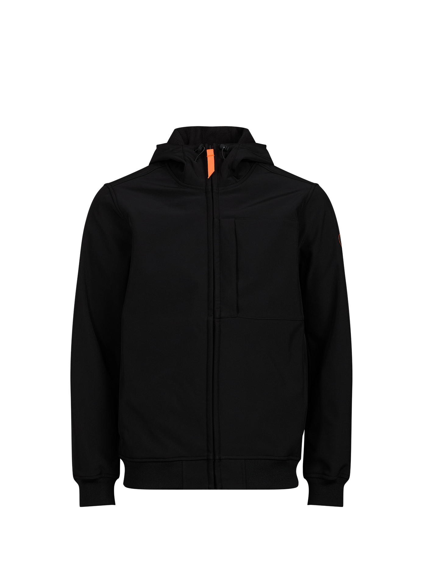 Rony Softshell Hooded Straight Jacket GERTRUDE Black