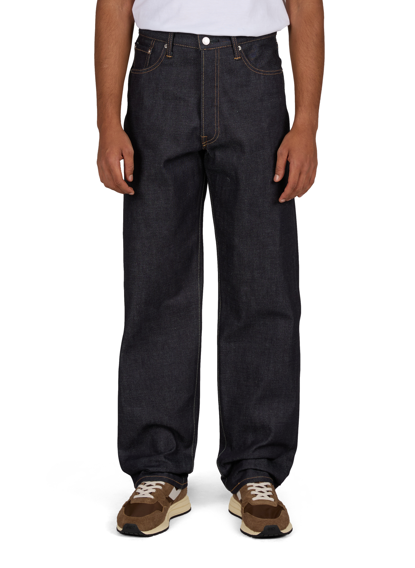 Weite Baumwolljeans EDWIN Blau