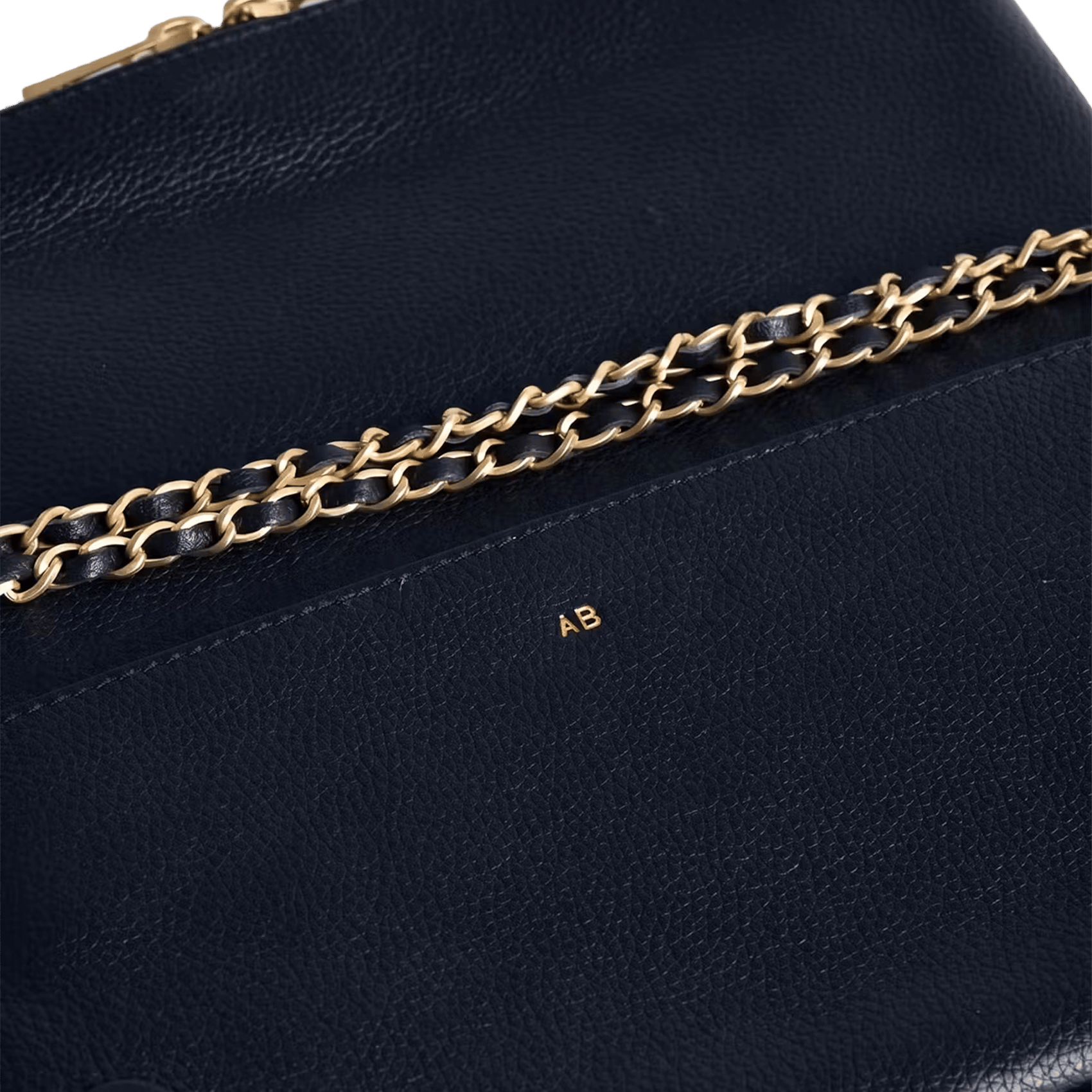 Pochette en cuir rock ZADIG&VOLTAIRE Bleu