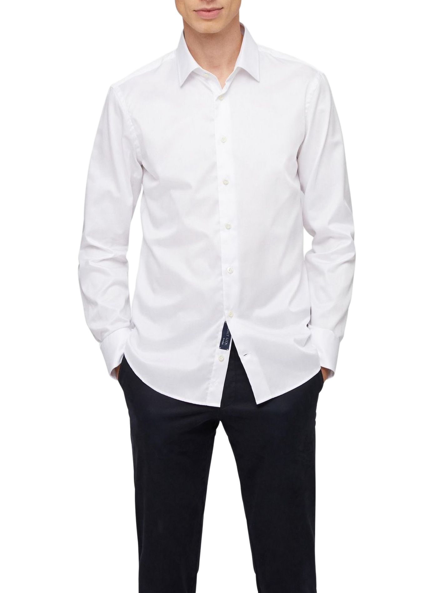 Slim-fit cotton shirt VAN LAACK White