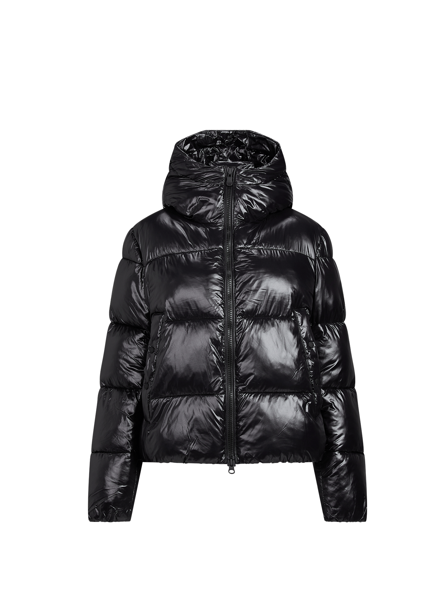 Gerade gesteppte Daunenjacke SAVE THE DUCK Schwarz