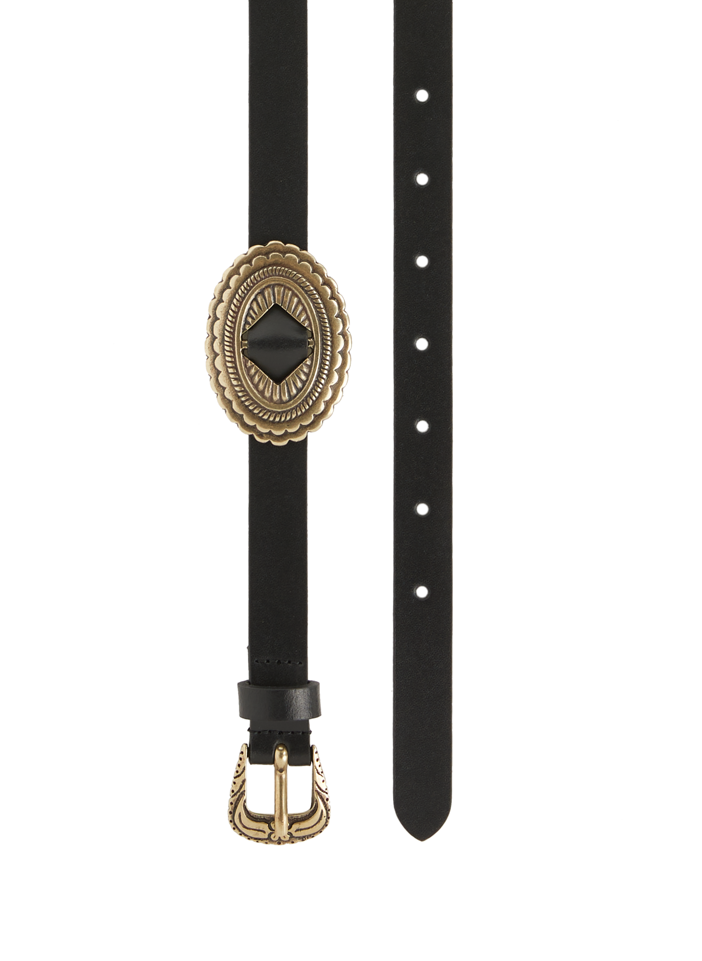 Ceinture en cuir de vachette