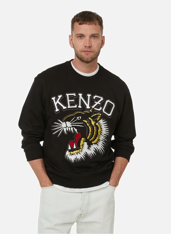 Kenzo black tiger sweatshirt 2025 mens