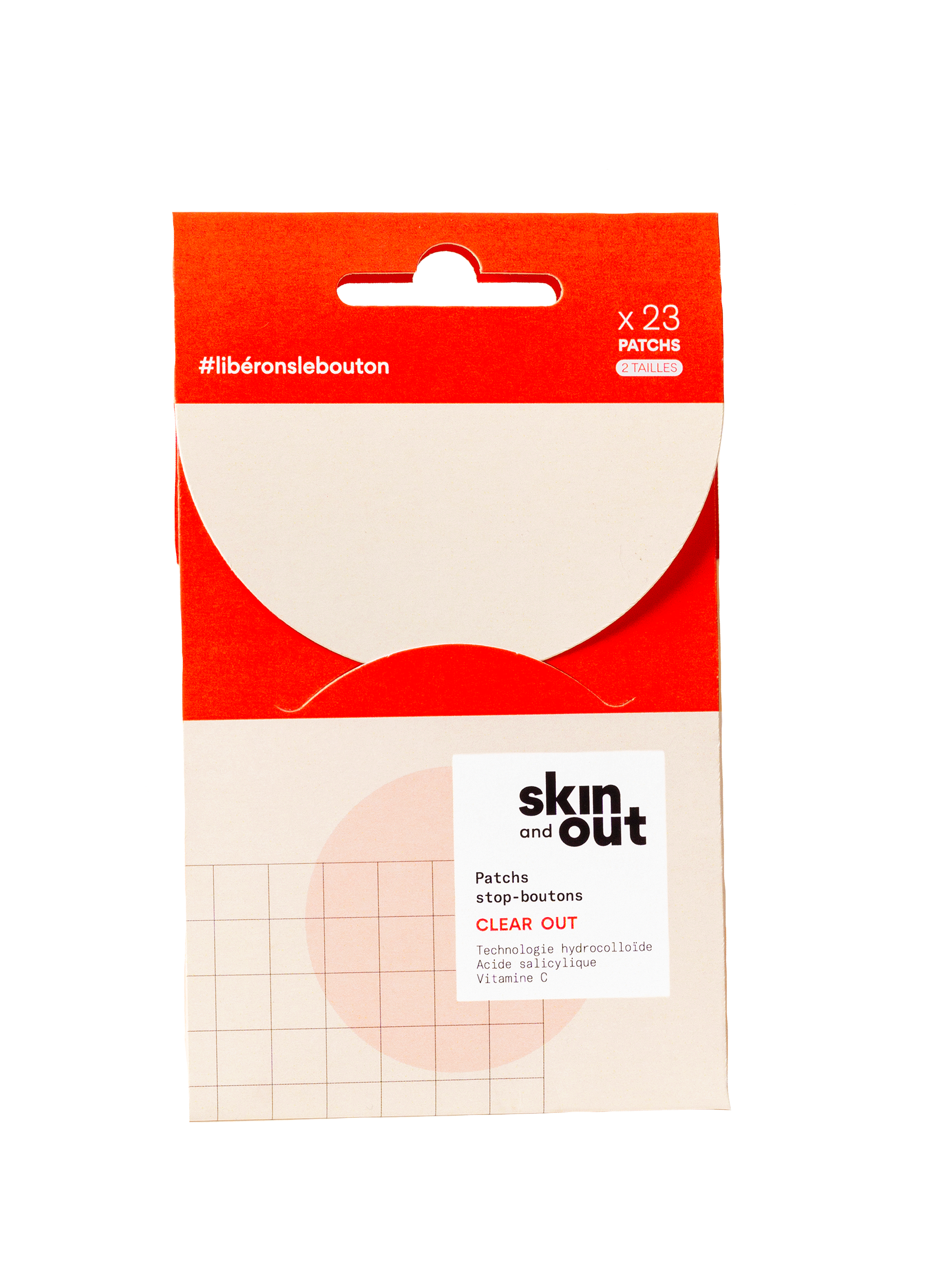 Clear out - Patchs Stop-Boutons x23 SKIN & OUT No color