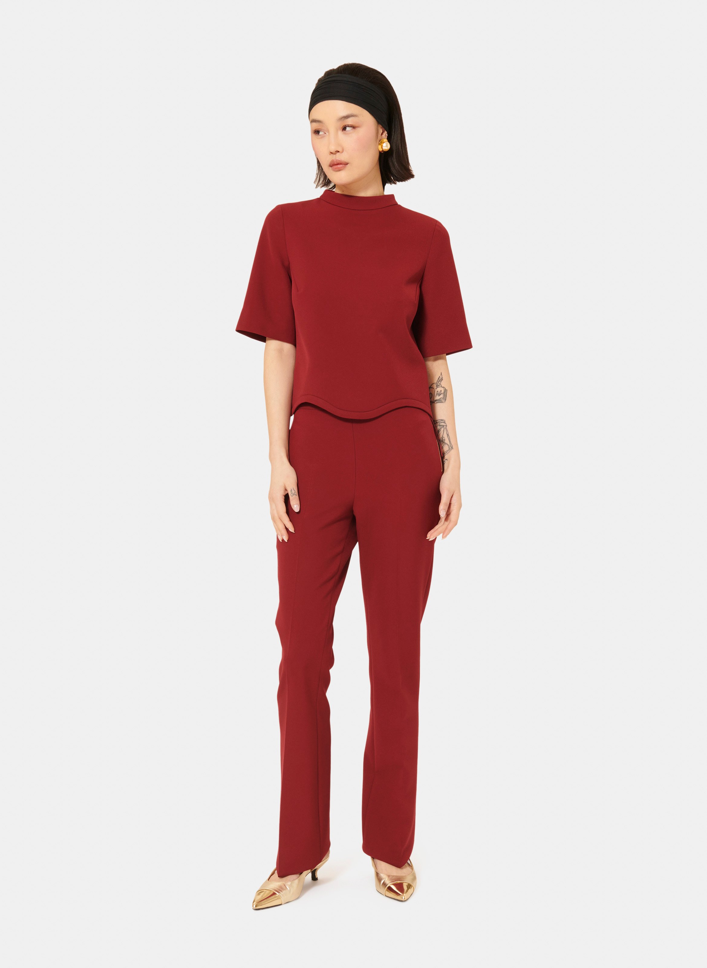 Pantalon peyton TARA JARMON Violet