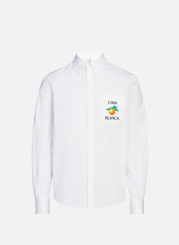 Chemise à motif Orange CASABLANCA PARIS Chemise à motif Orange CASABLANCA PARIS