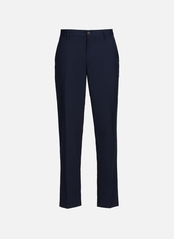 Night blue trousers - The Air Uniform Blue by LES DEUX LES DEUX Night blue trousers - The Air Uniform Blue
