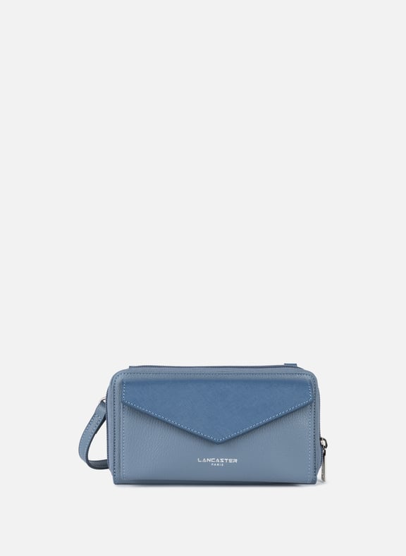 Pochette smartphone - maya kba Bleu by LANCASTER LANCASTER Pochette smartphone - maya kba Bleu