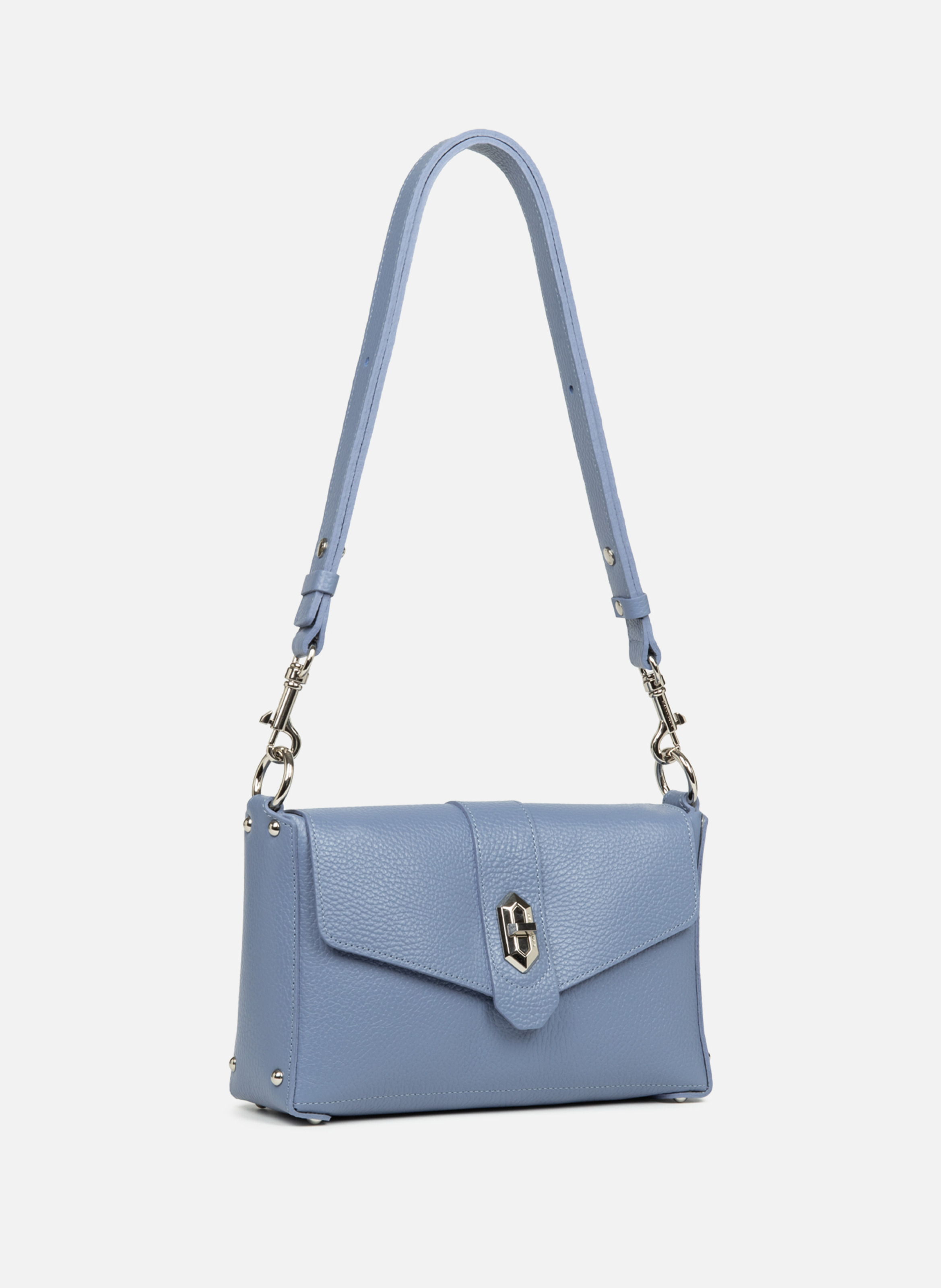 Small crossbody bag - Top Double LANCASTER Blue
