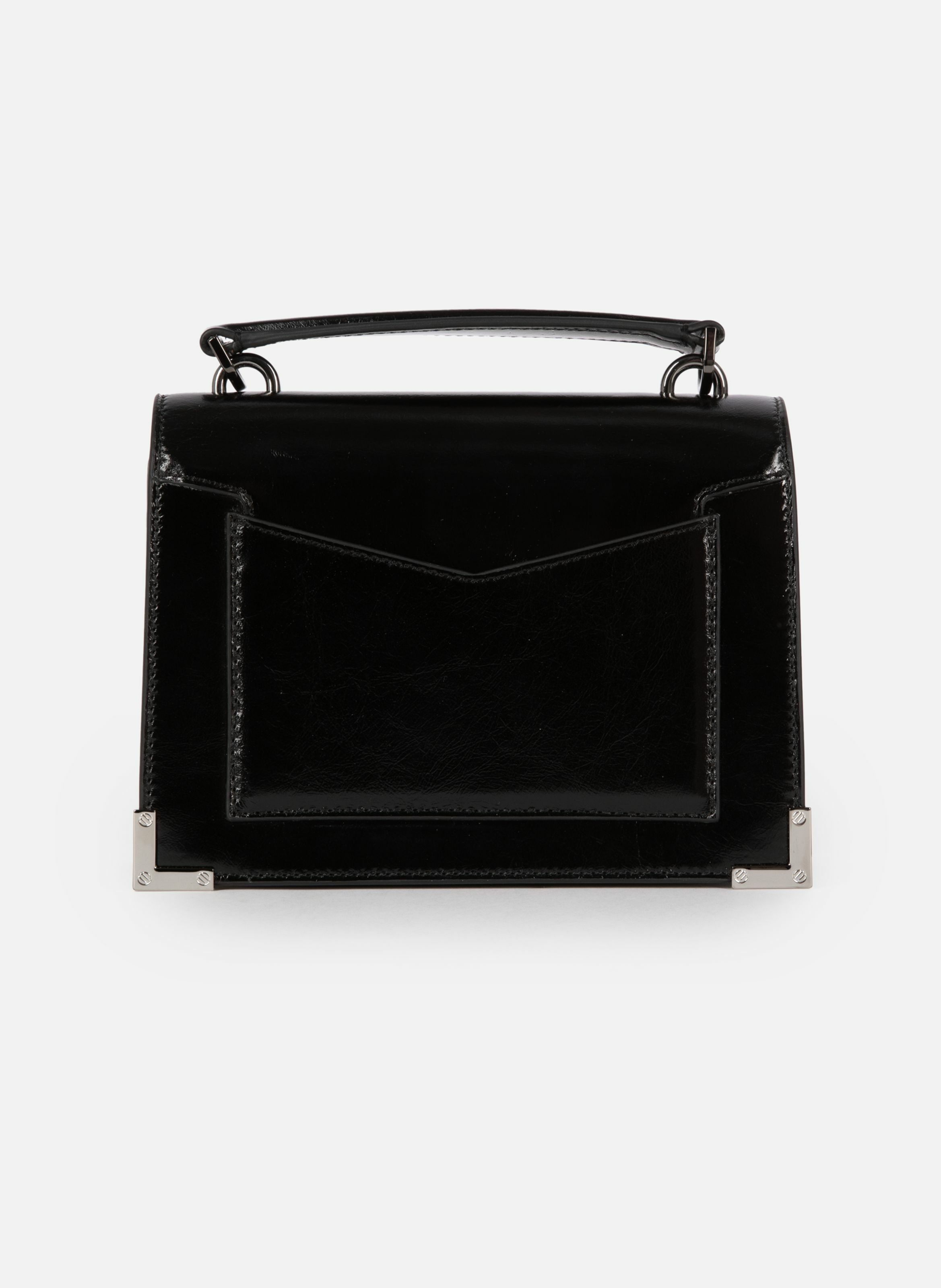 Sac emily small en cuir craquelé THE KOOPLES Noir