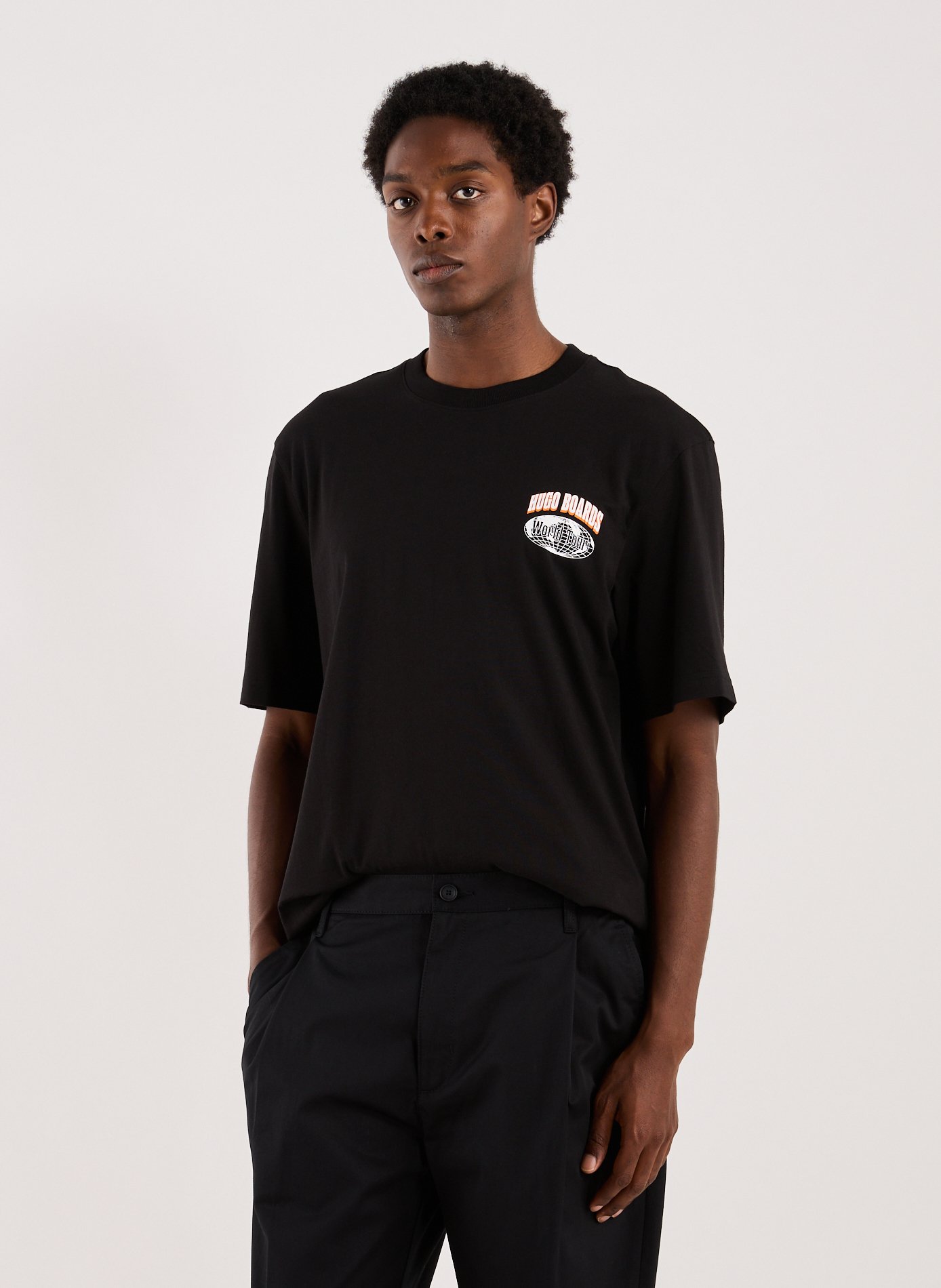 HUGO BLUE Classic Cotton T-Shirt Black