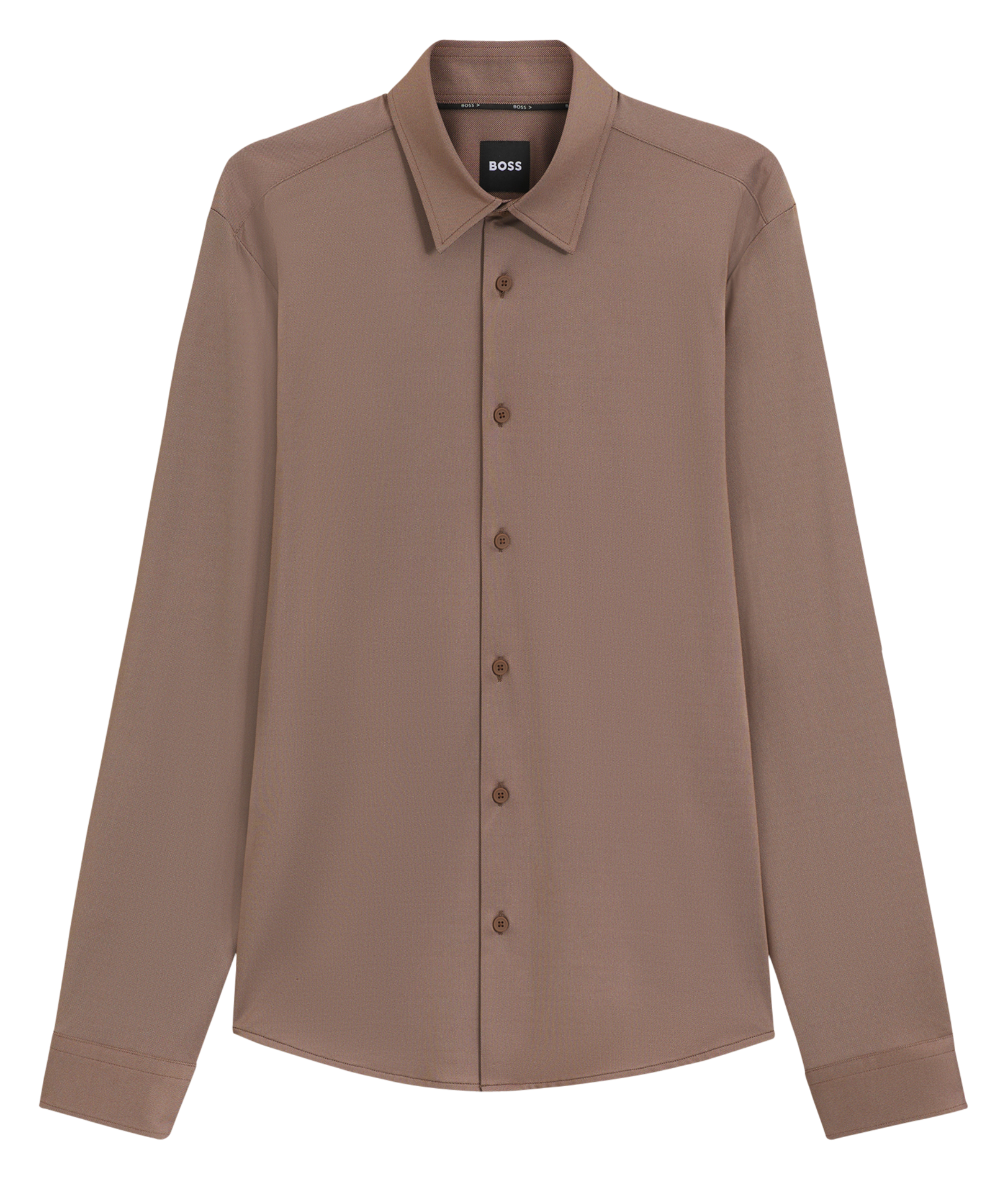 Chemise slim-fit BOSS Marron
