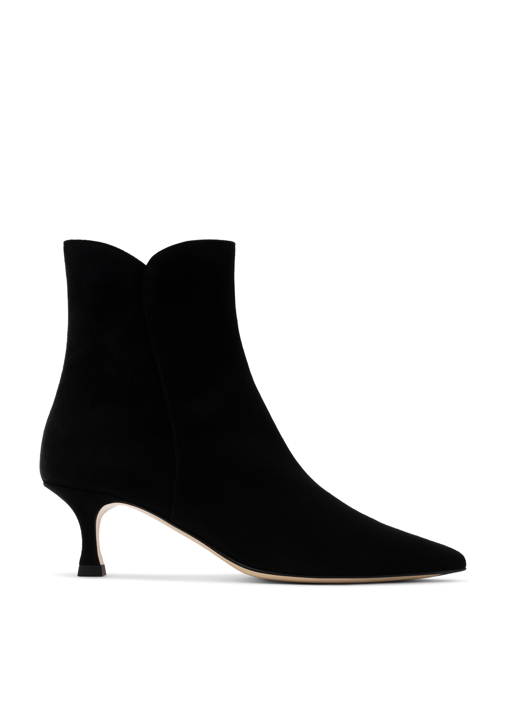 Bottines lido en chevre velours PARALLELE Noir