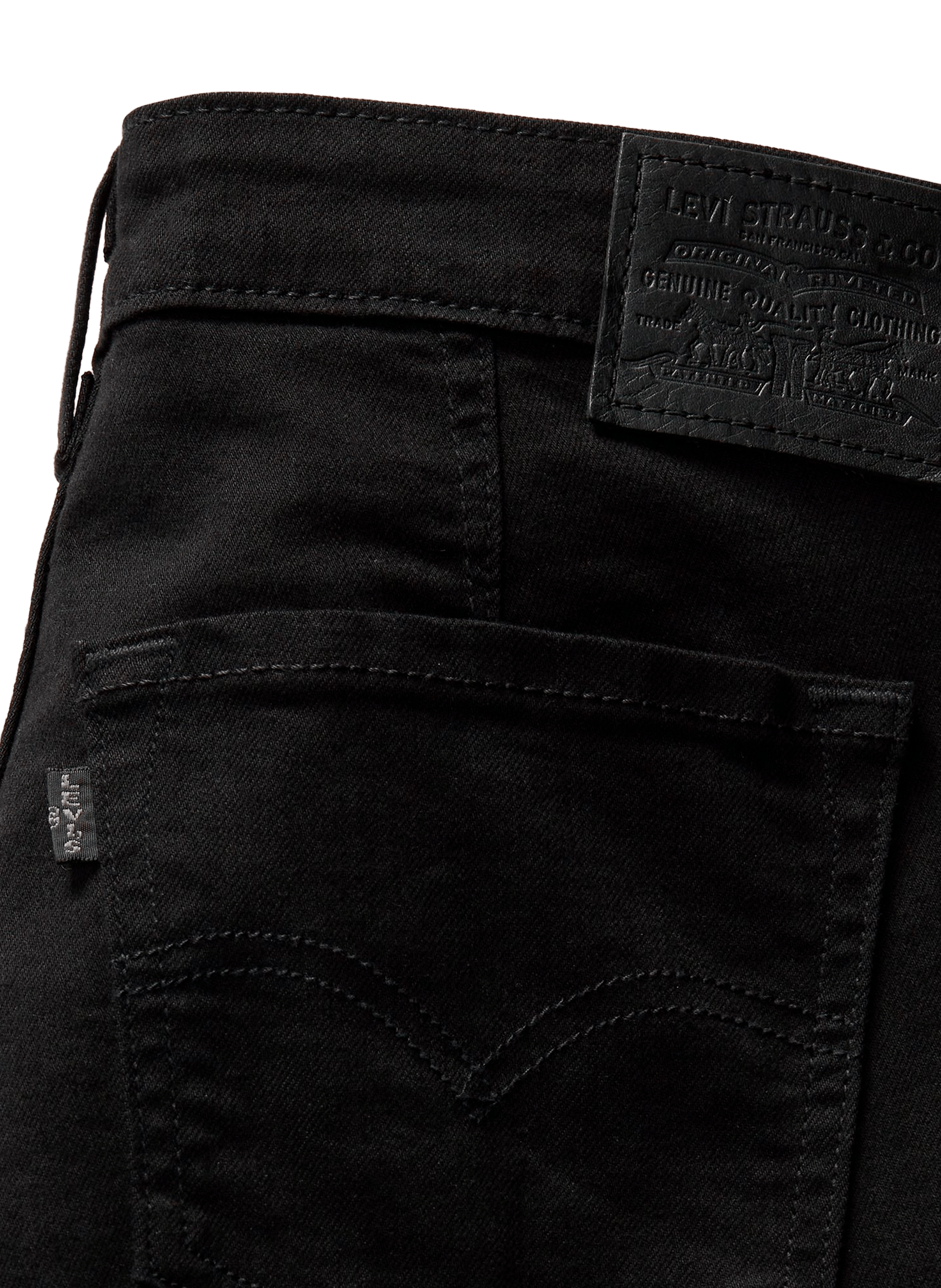 Slim Fit Jeans 712 LEVI'S Black