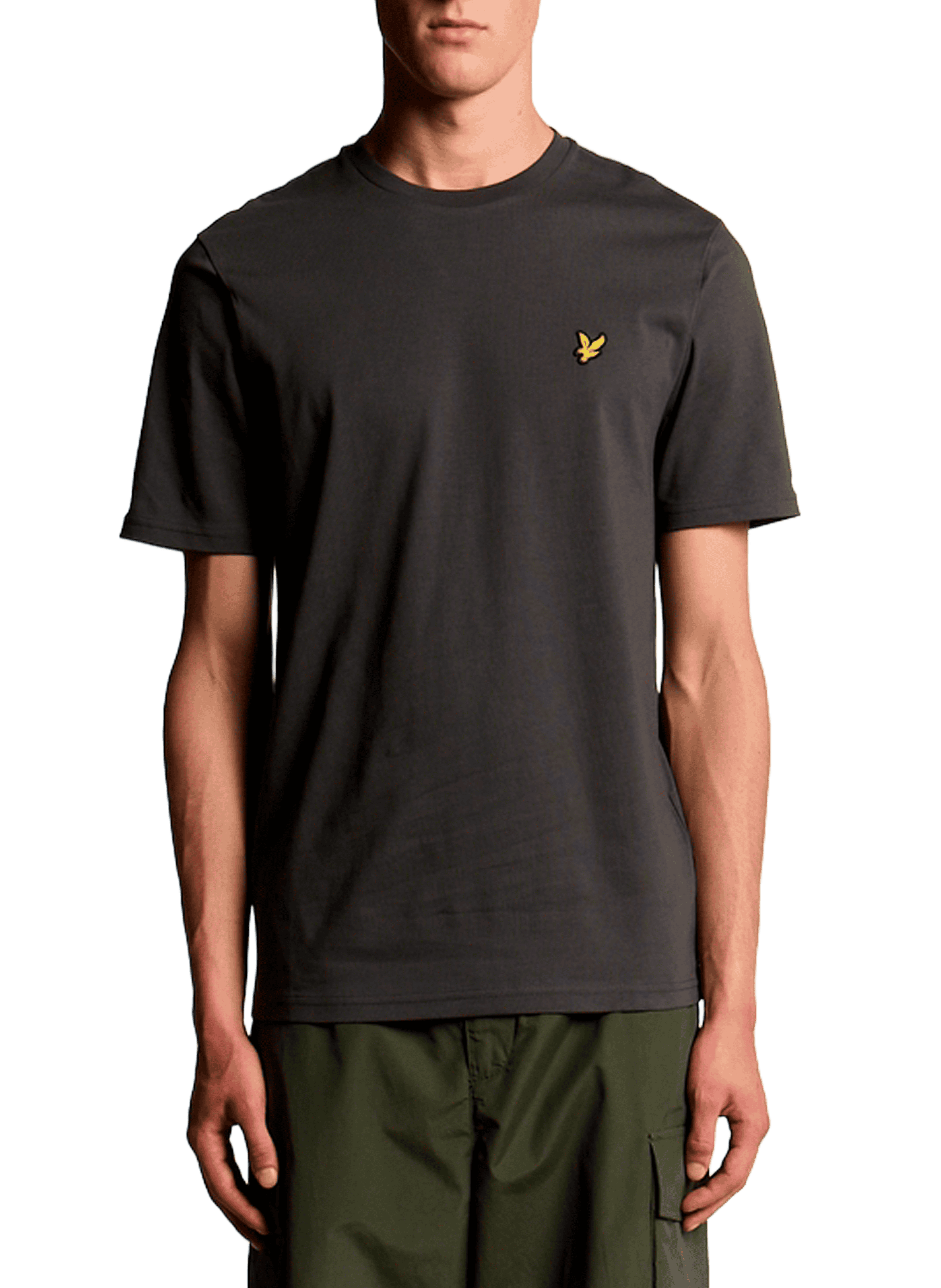 LYLE & SCOTT T-shirt col rond en coton Gris