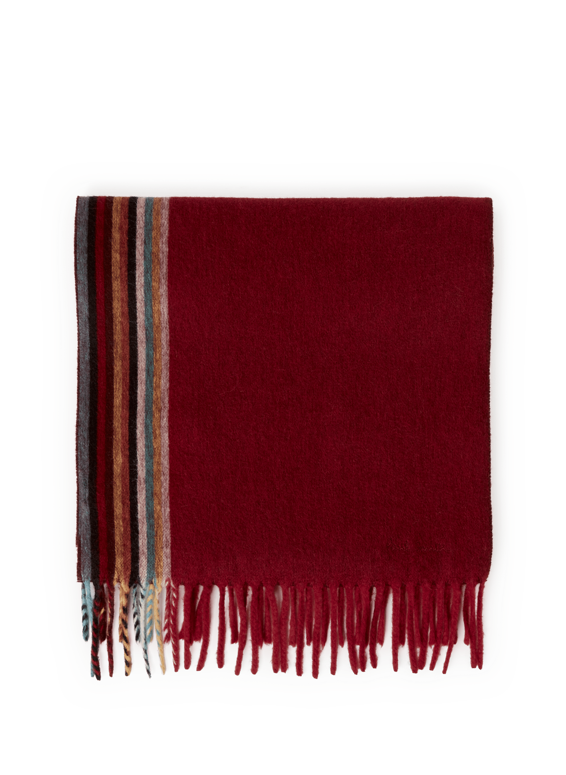 PAUL SMITH Echarpe en cachemire  Rouge