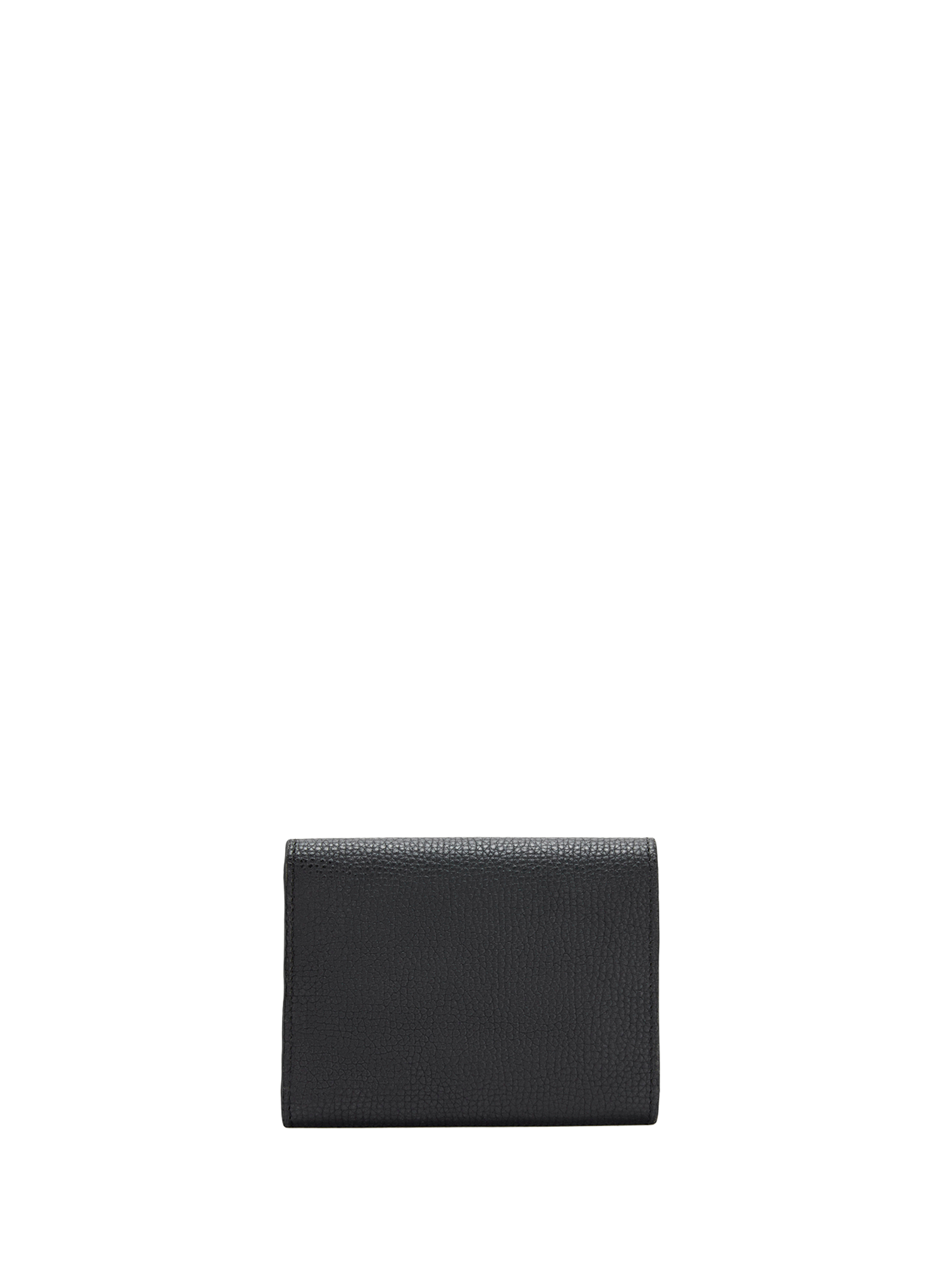 Three-fold Anagram calfskin leather wallet LOEWE Black