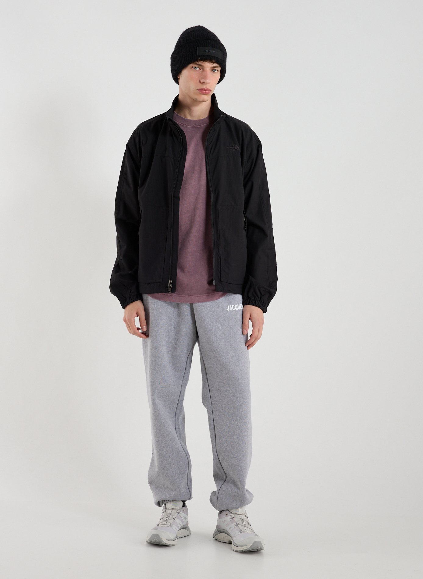 Die Baumwollhose JACQUEMUS Grau