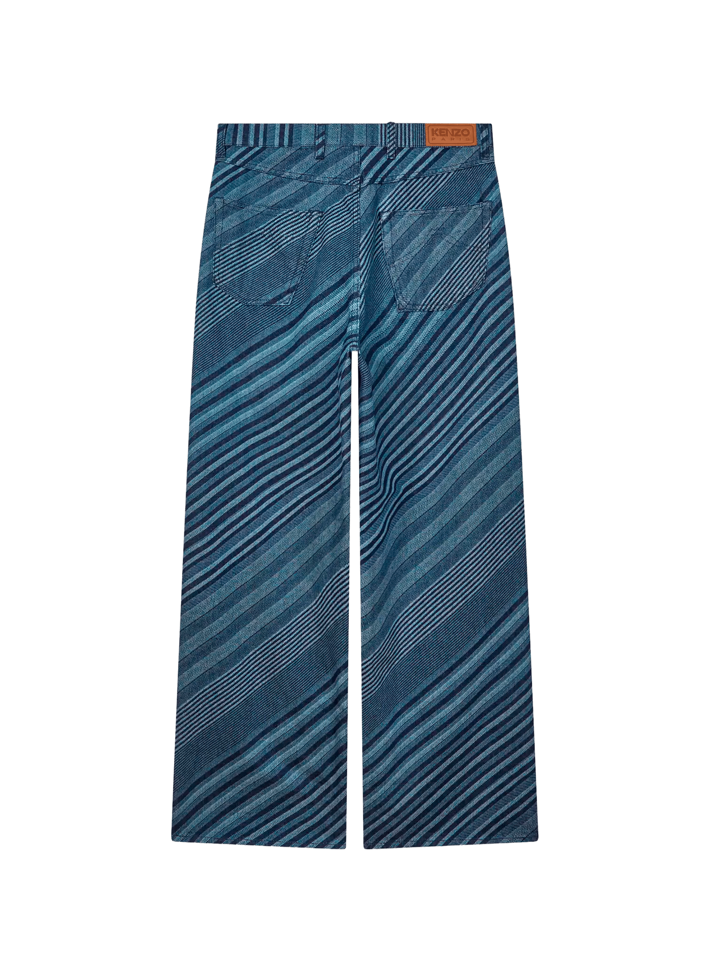 Wide Striped Jeans KENZO Blue