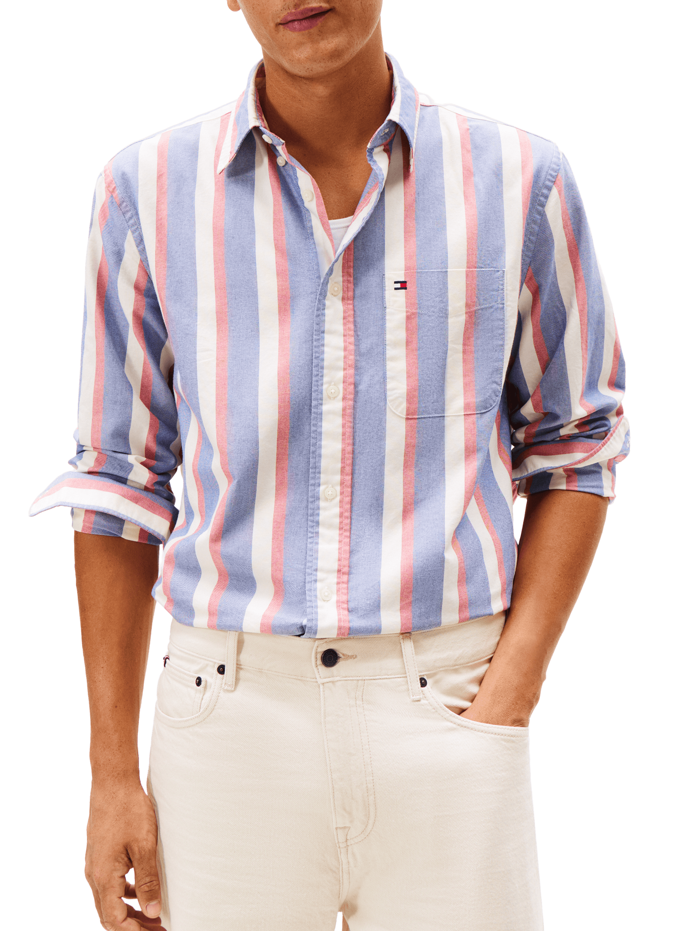 Linen shirt TOMMY HILFIGER Multicolour