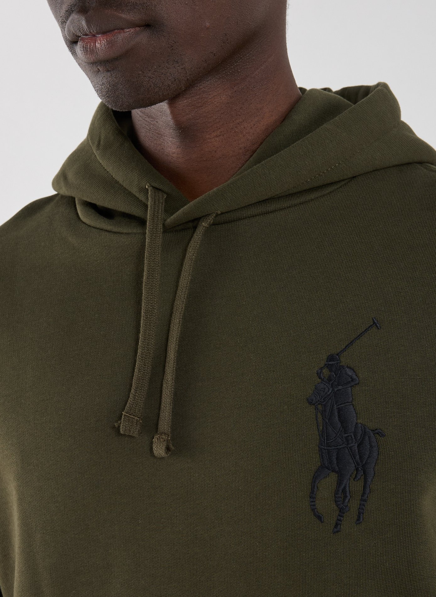Sweat ample à capuche en coton mélangé POLO RALPH LAUREN Vert