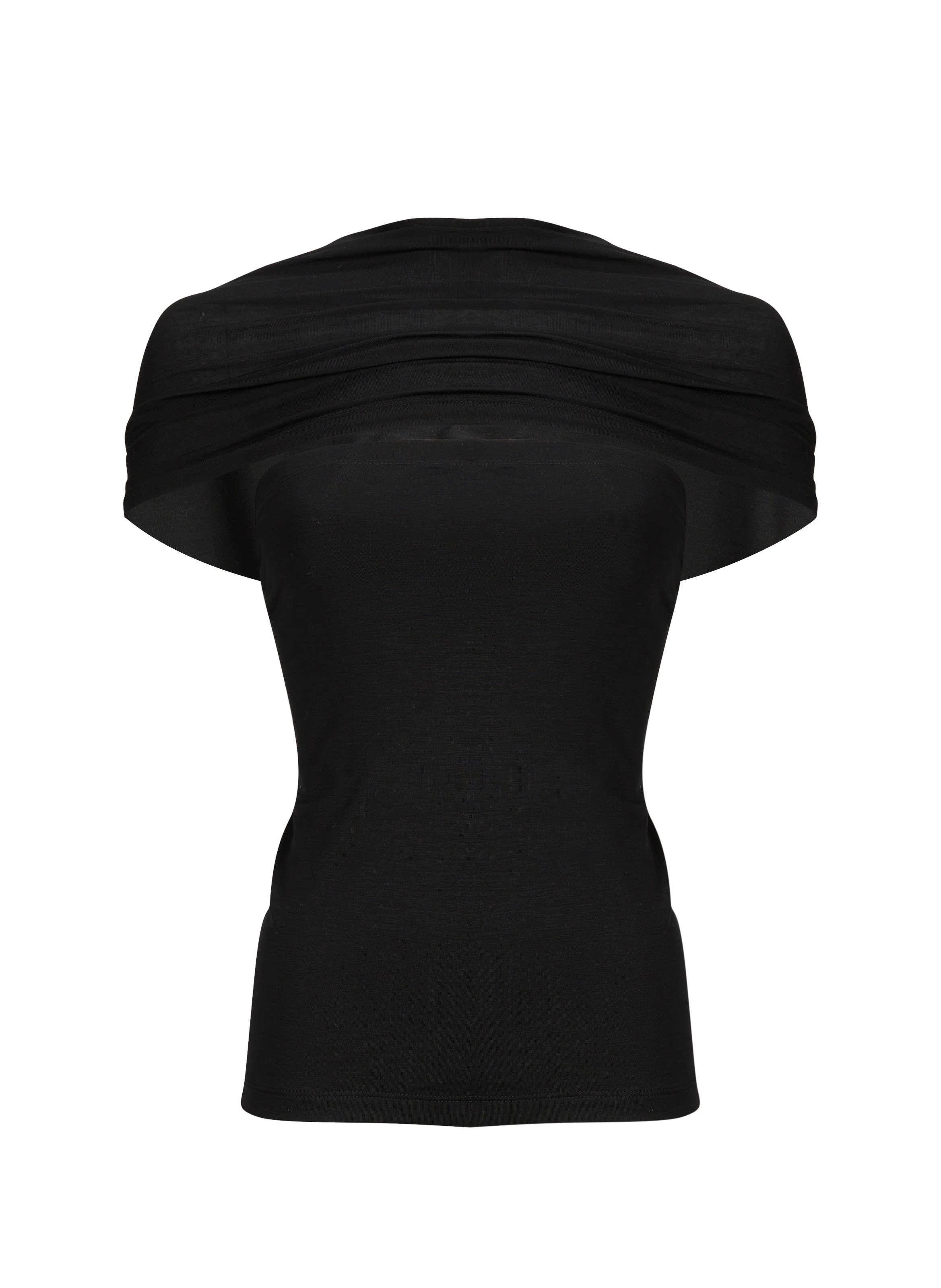 Top bustier drapé HELMUT LANG Noir