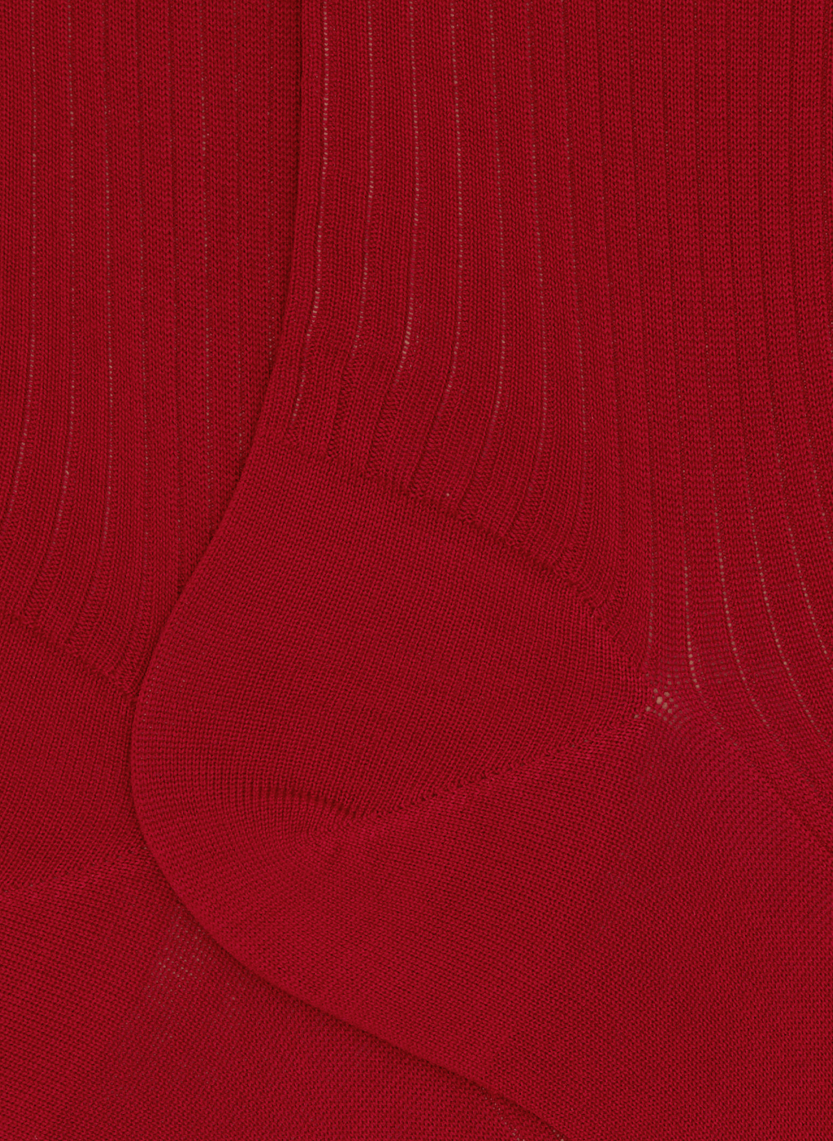 Chaussettes côtelées en coton DORÉ DORÉ Rouge