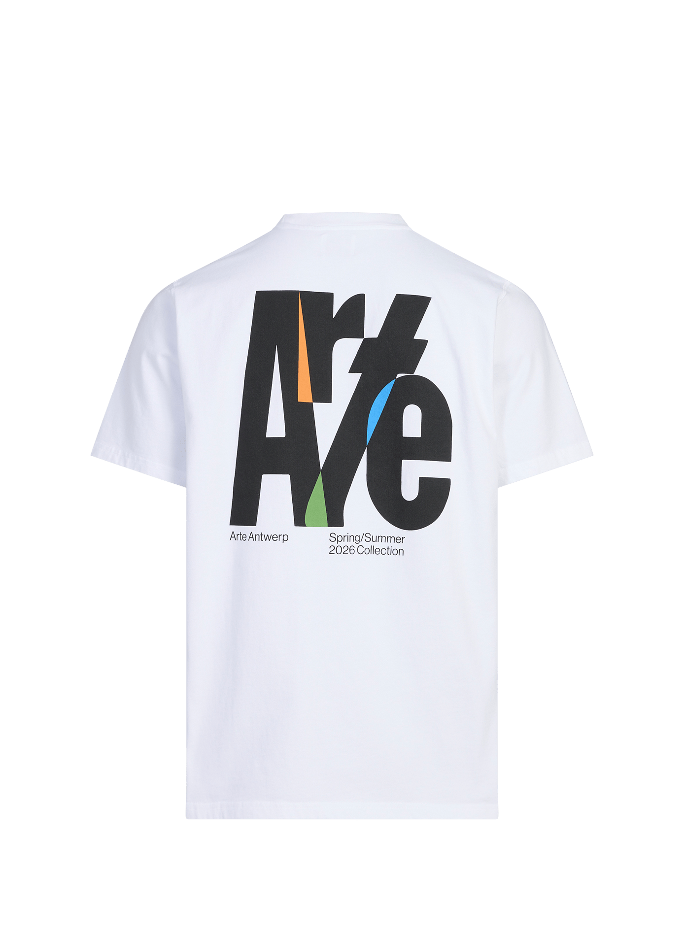 Cotton T-shirt with printed back ARTE ANTWERP White