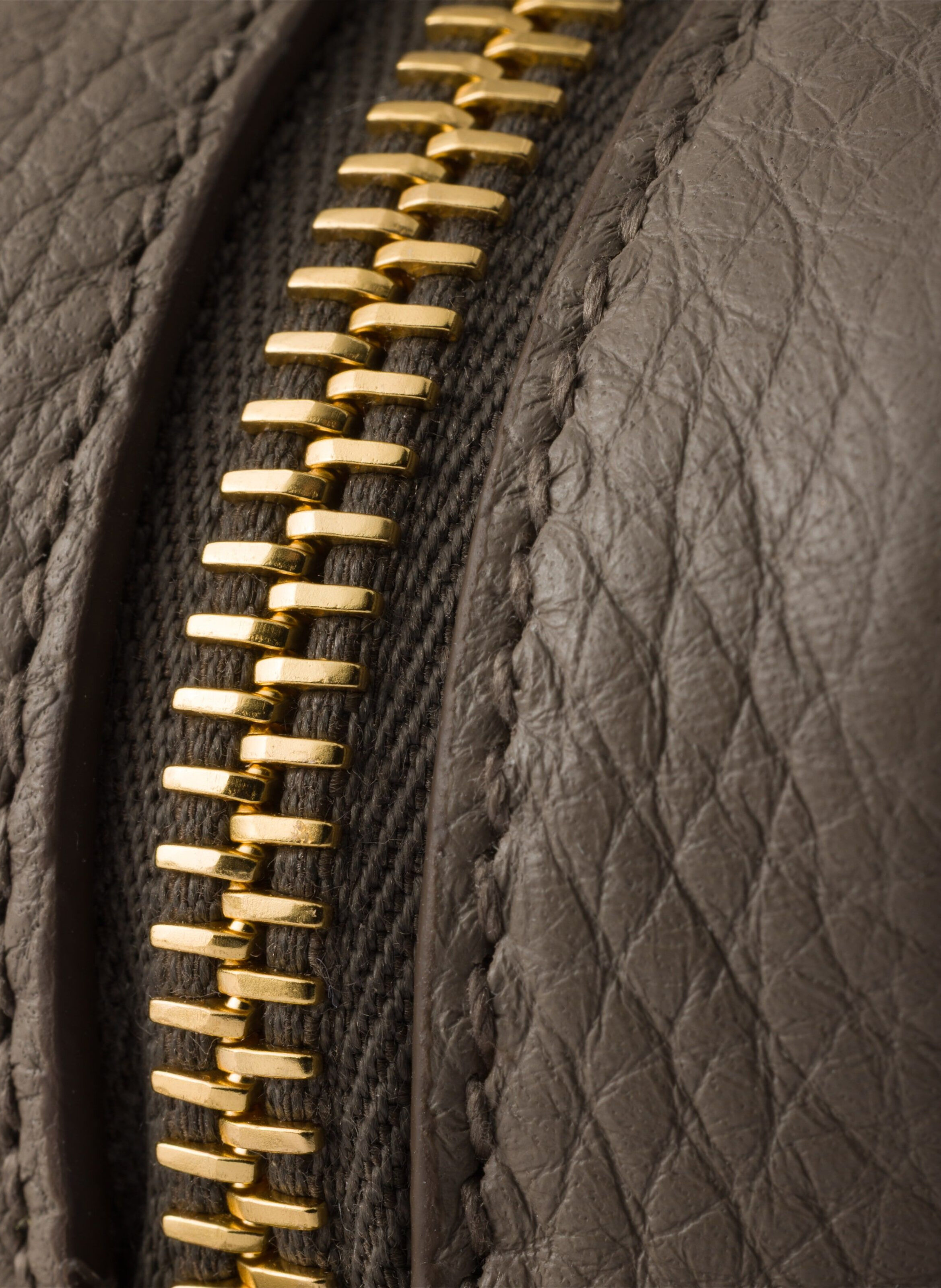 Mini sac en cuir PRADA Gris