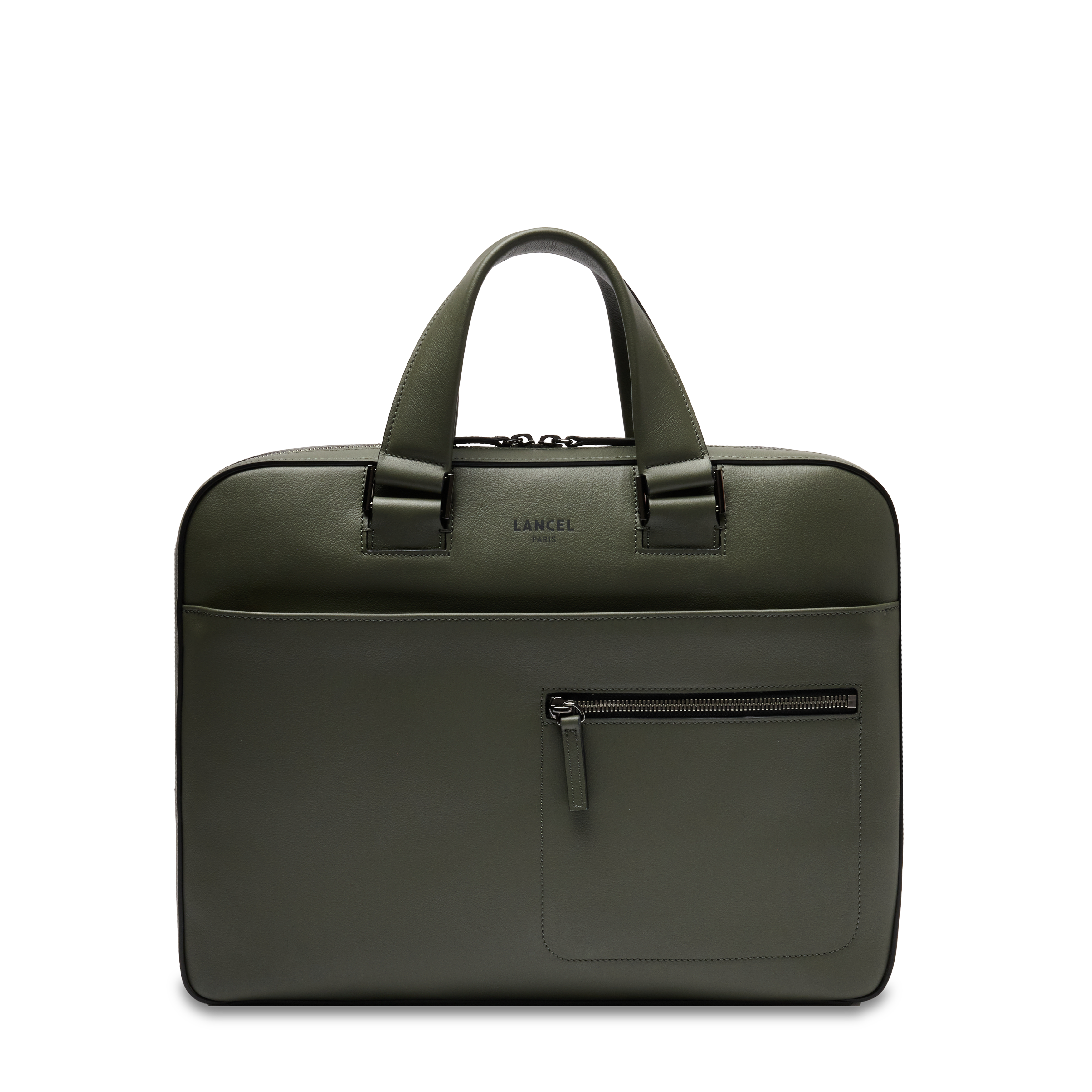 Porte-documents 15"6 max de lancel en cuir LANCEL Gris