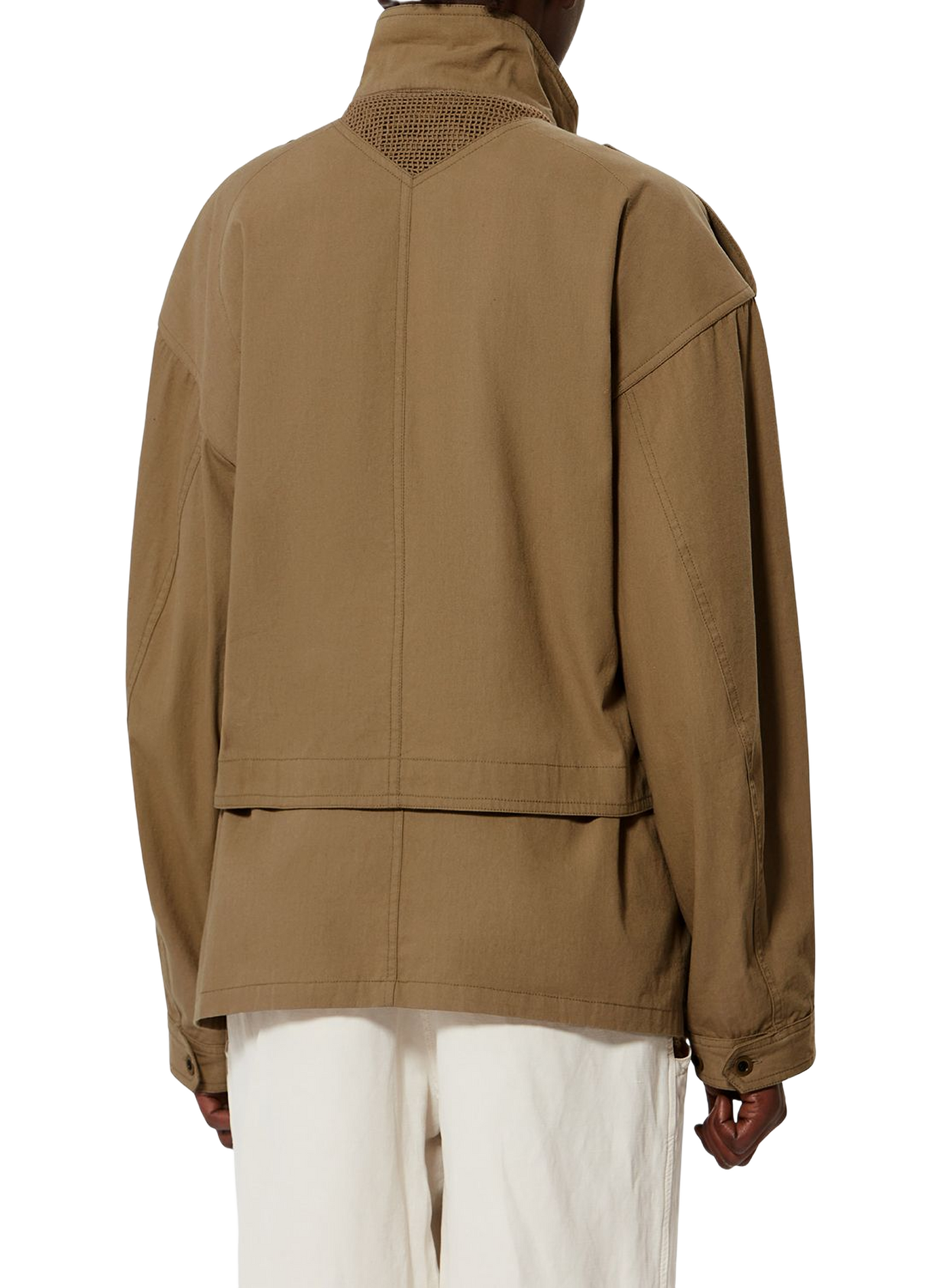 Oversized utility jacket in cotton canvas by Beriza ISABEL MARANT Khaki