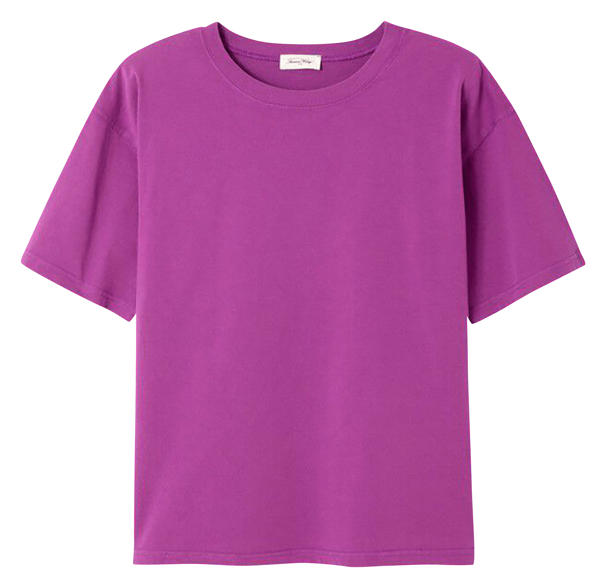 Tee-shirt ample col rond en coton fizvalley AMERICAN VINTAGE Violet