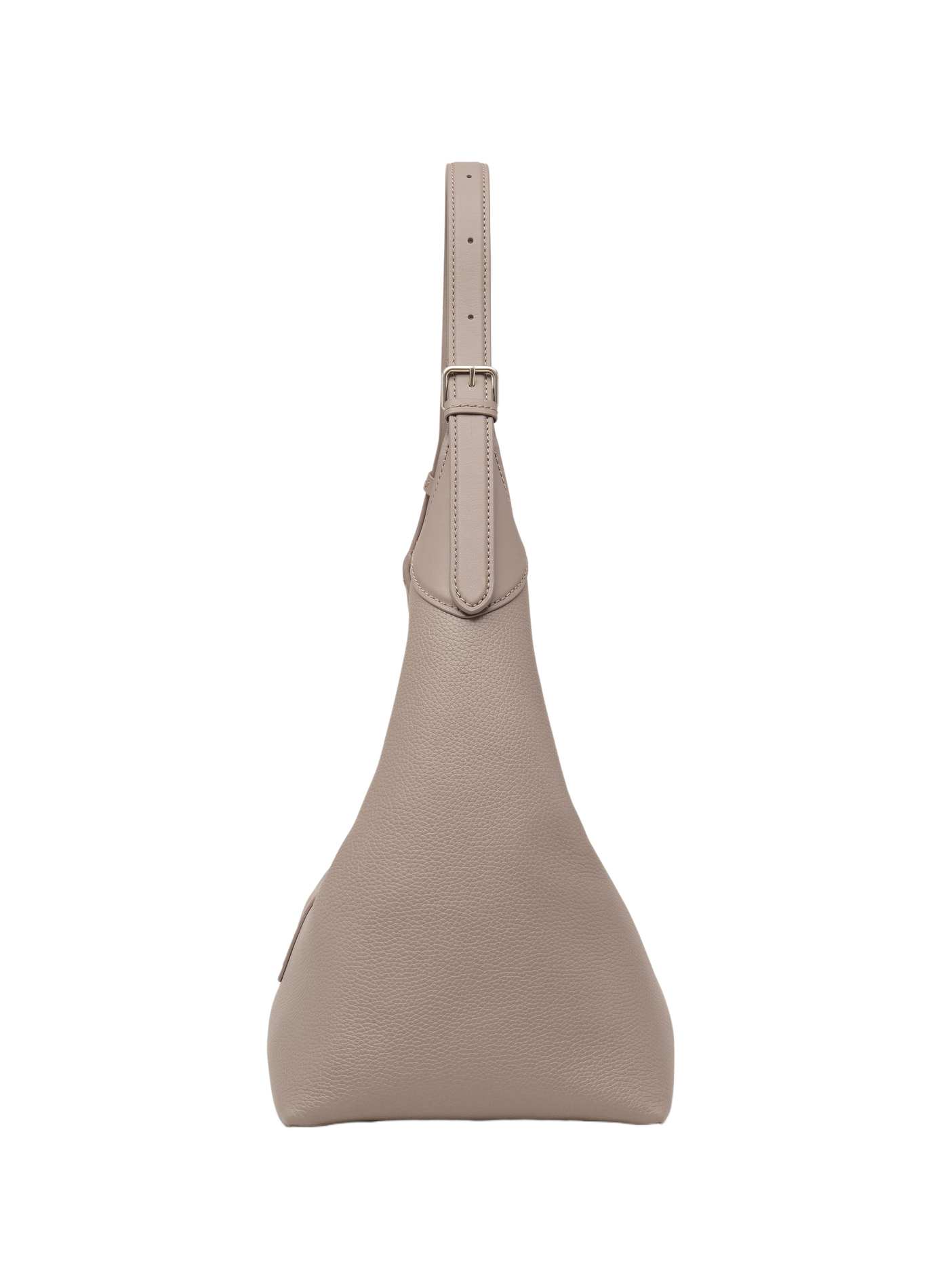 The Belted Sack Leather Bag MARC JACOBS Grey