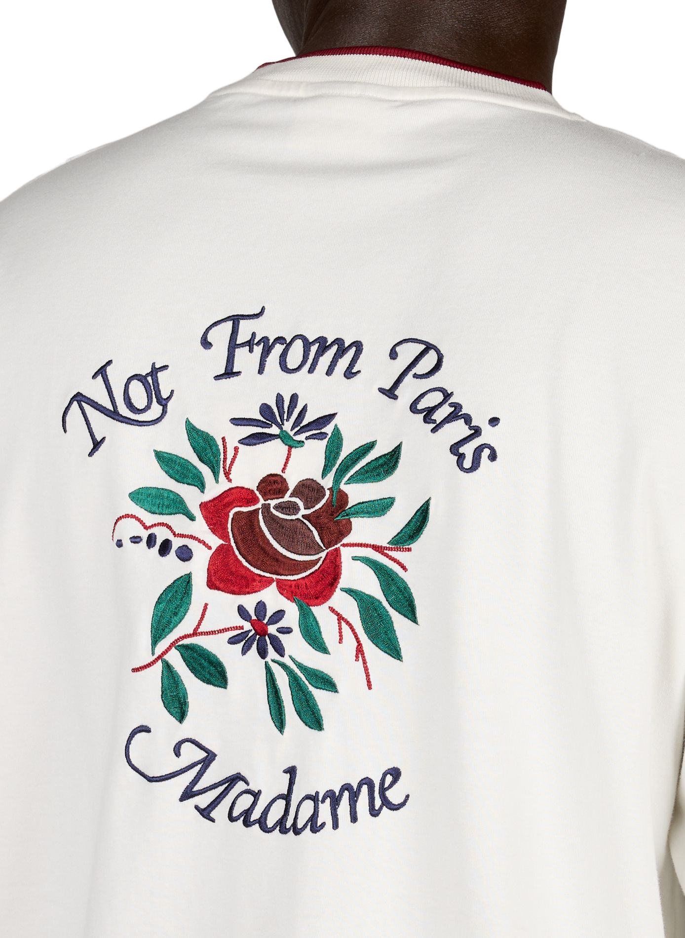 T-shirt manches longues en coton DROLE DE MONSIEUR Blanc
