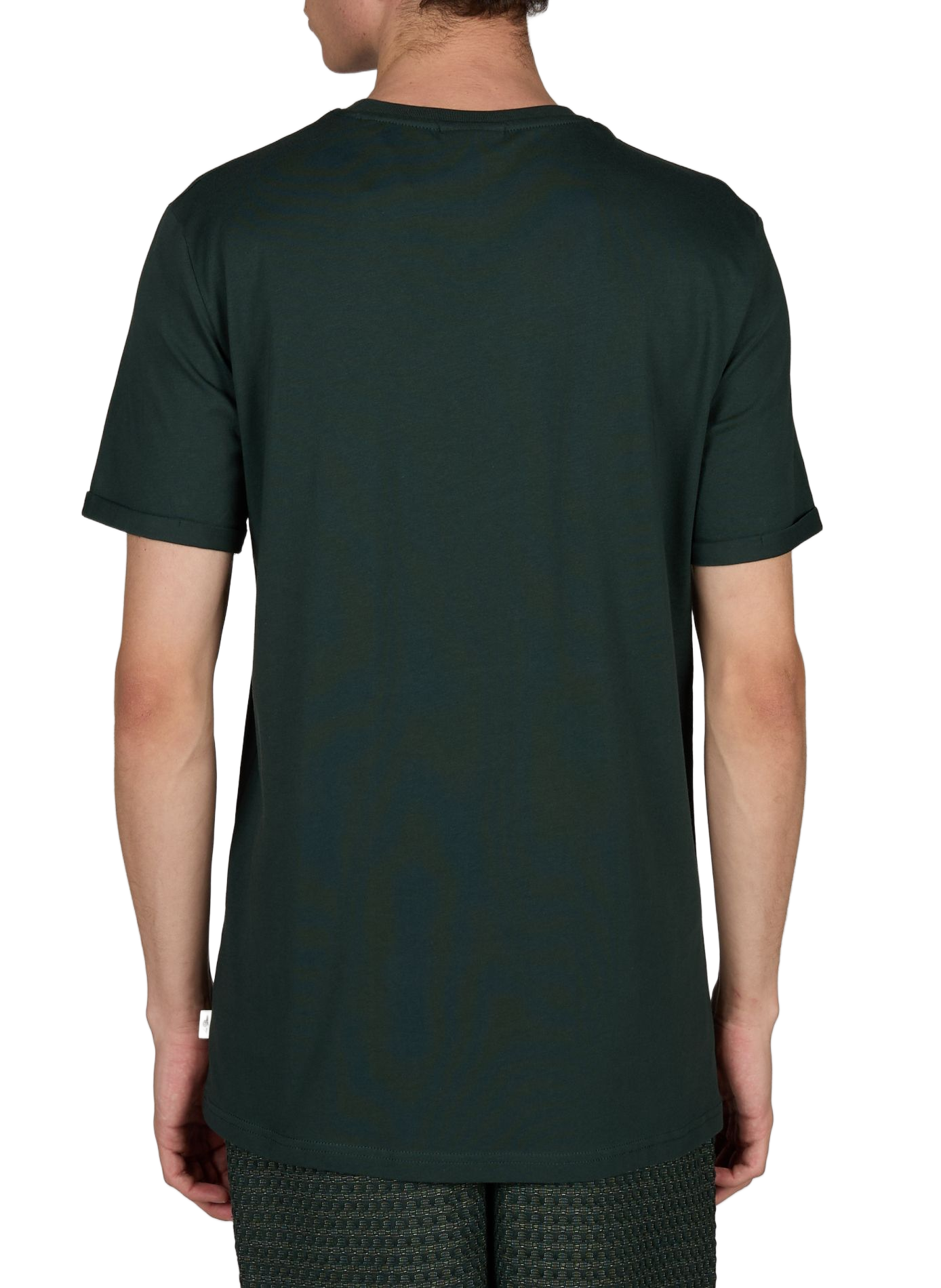 Straight embroidered cotton t-shirt LES DEUX Green