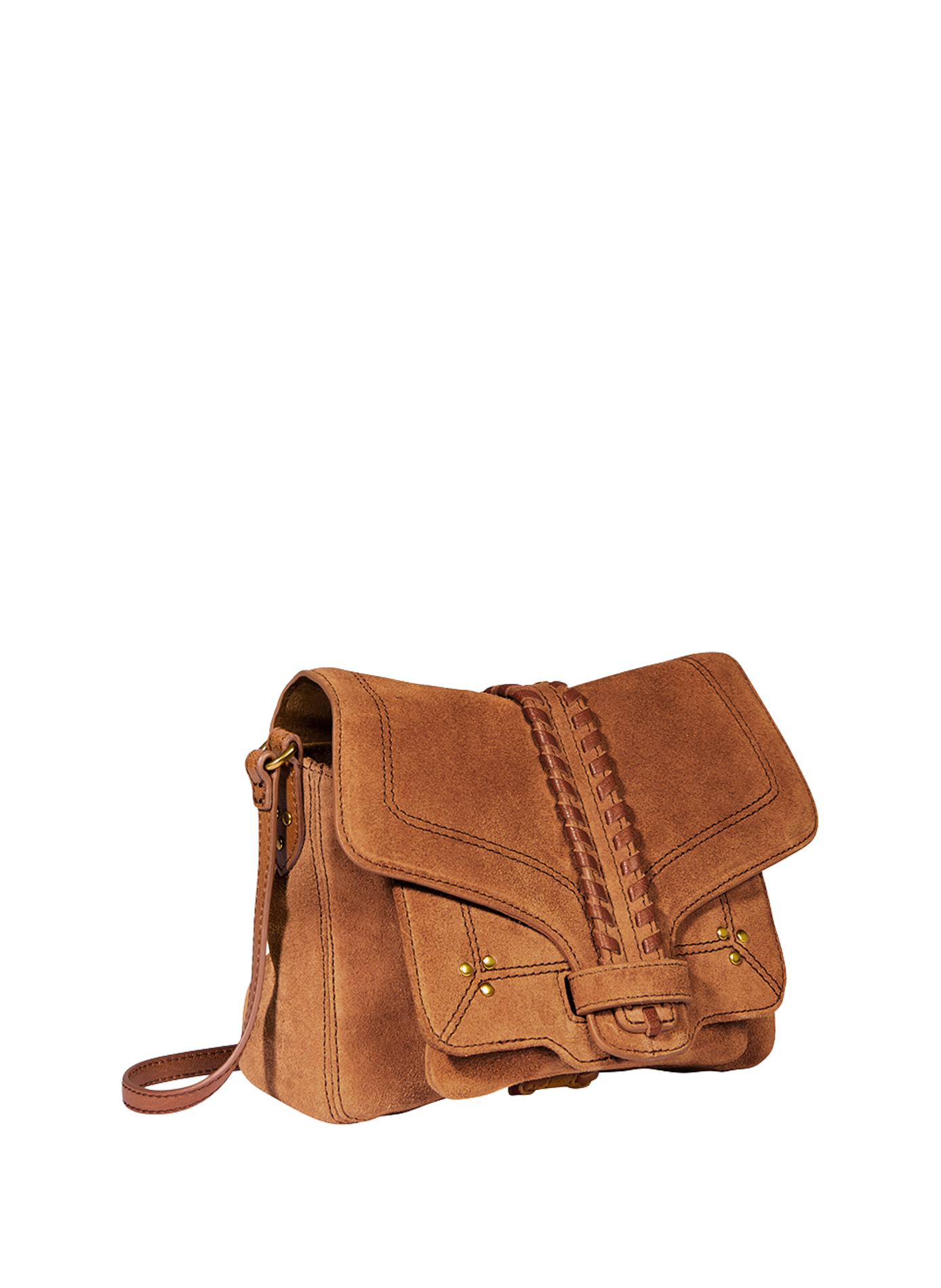 Harry S Wildleder Umhängetasche JÉRÔME DREYFUSS Braun