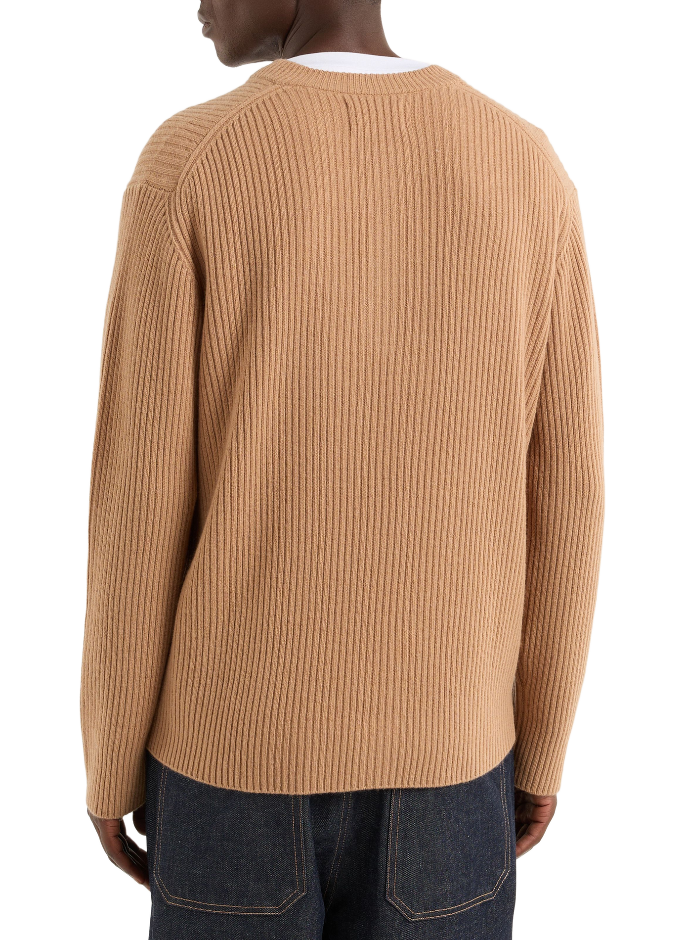 Woolen button-up oversized sweater SAISON 1865 Beige
