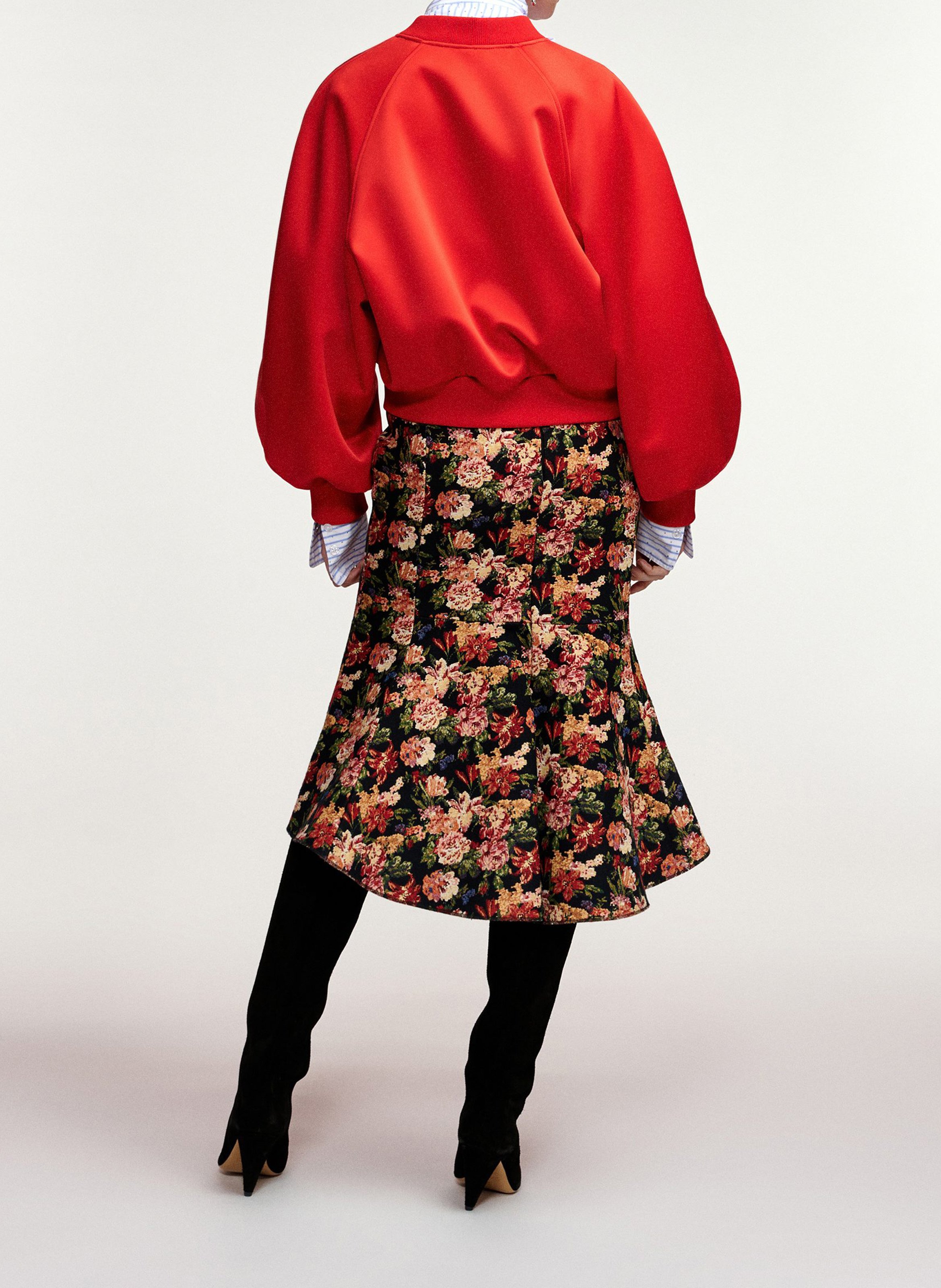 Blouson oversize à manches volumineuses kryo ESSENTIEL ANTWERP Rouge